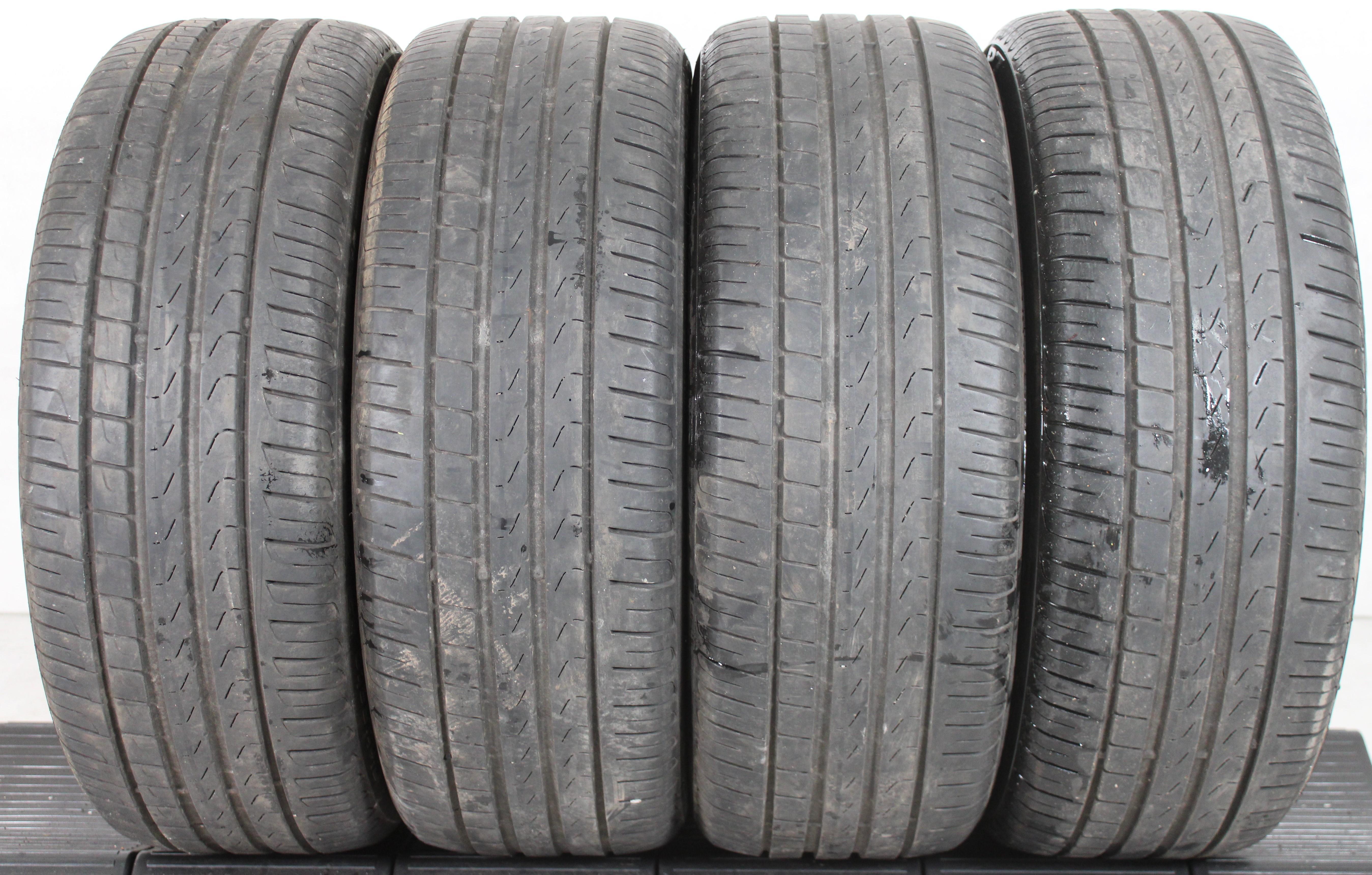 4 x 215/45R18 93W Sommerreifen Pirelli Cintuarto P7 2x 4,5-5mm und 2x 5-5,5mm 2018/2019