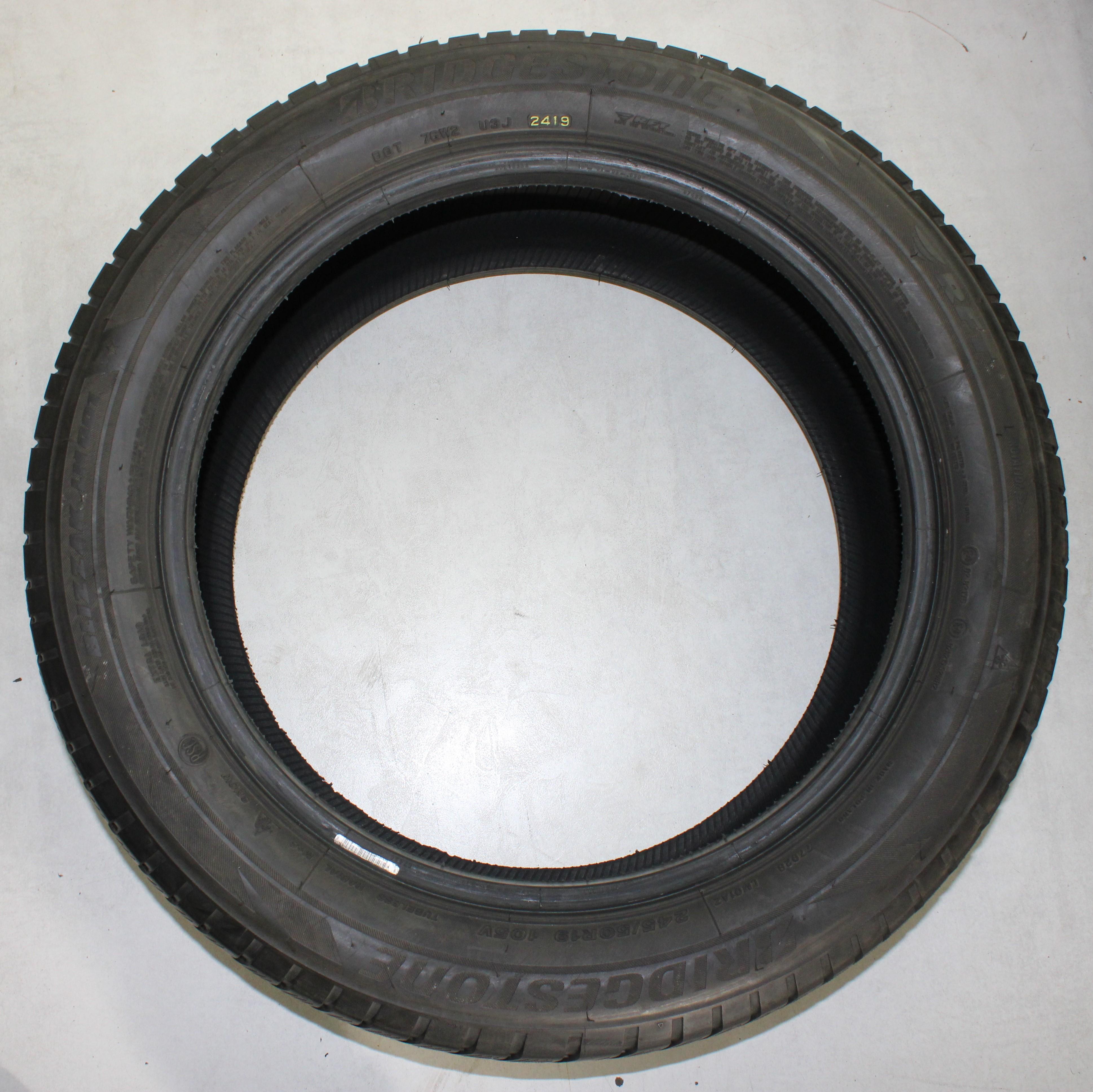 4 x 245/50R19 105V pneus hiver Bridgestone Blizzak LM001 * Runflat 2x5-5,5mm/2x6,5-7mm 2019 XL