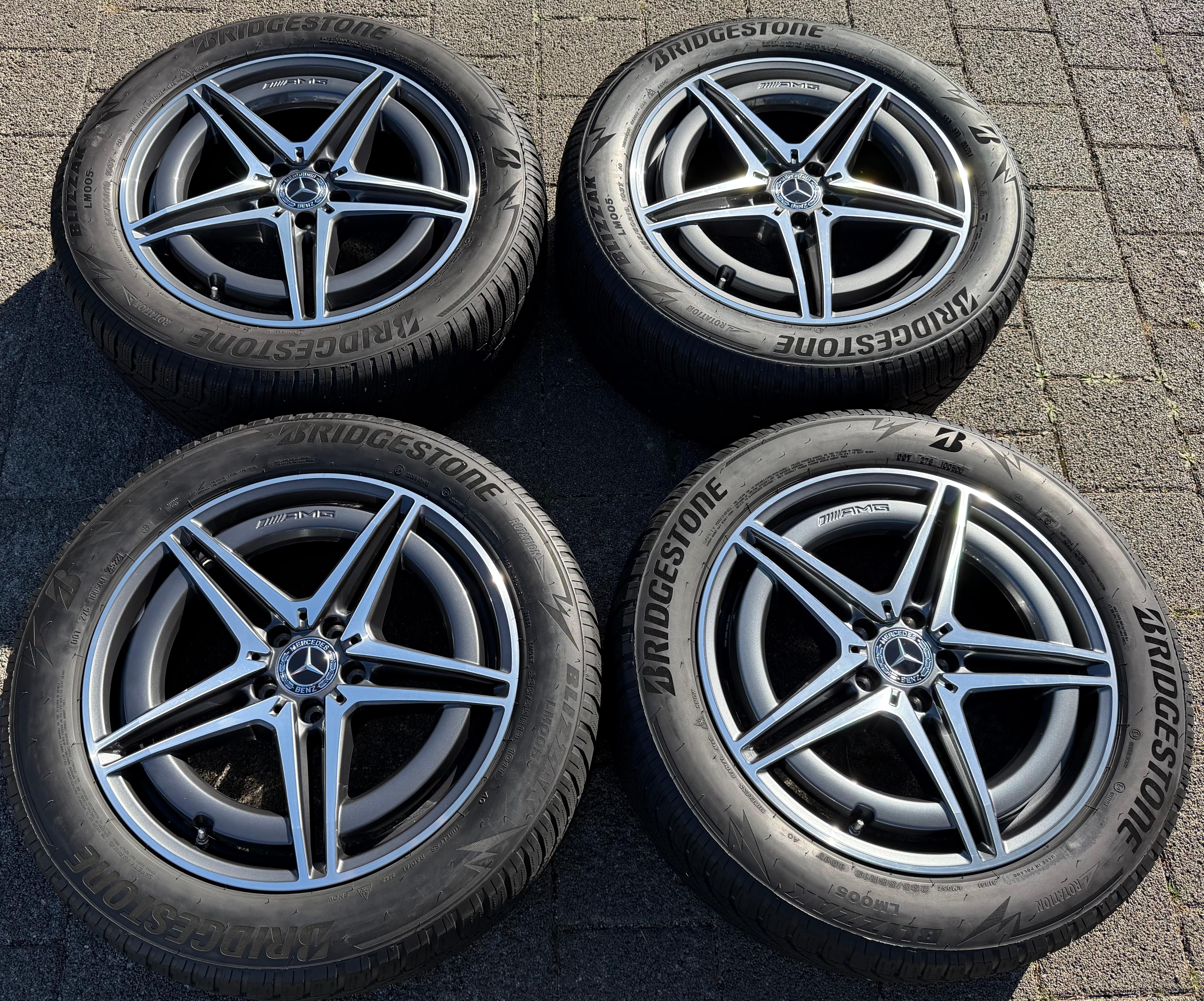 4 ORIGINAL 19" ALU WINTERRÄDER MERCEDES EQC N293 A2934011400 A2934010700 RDKS