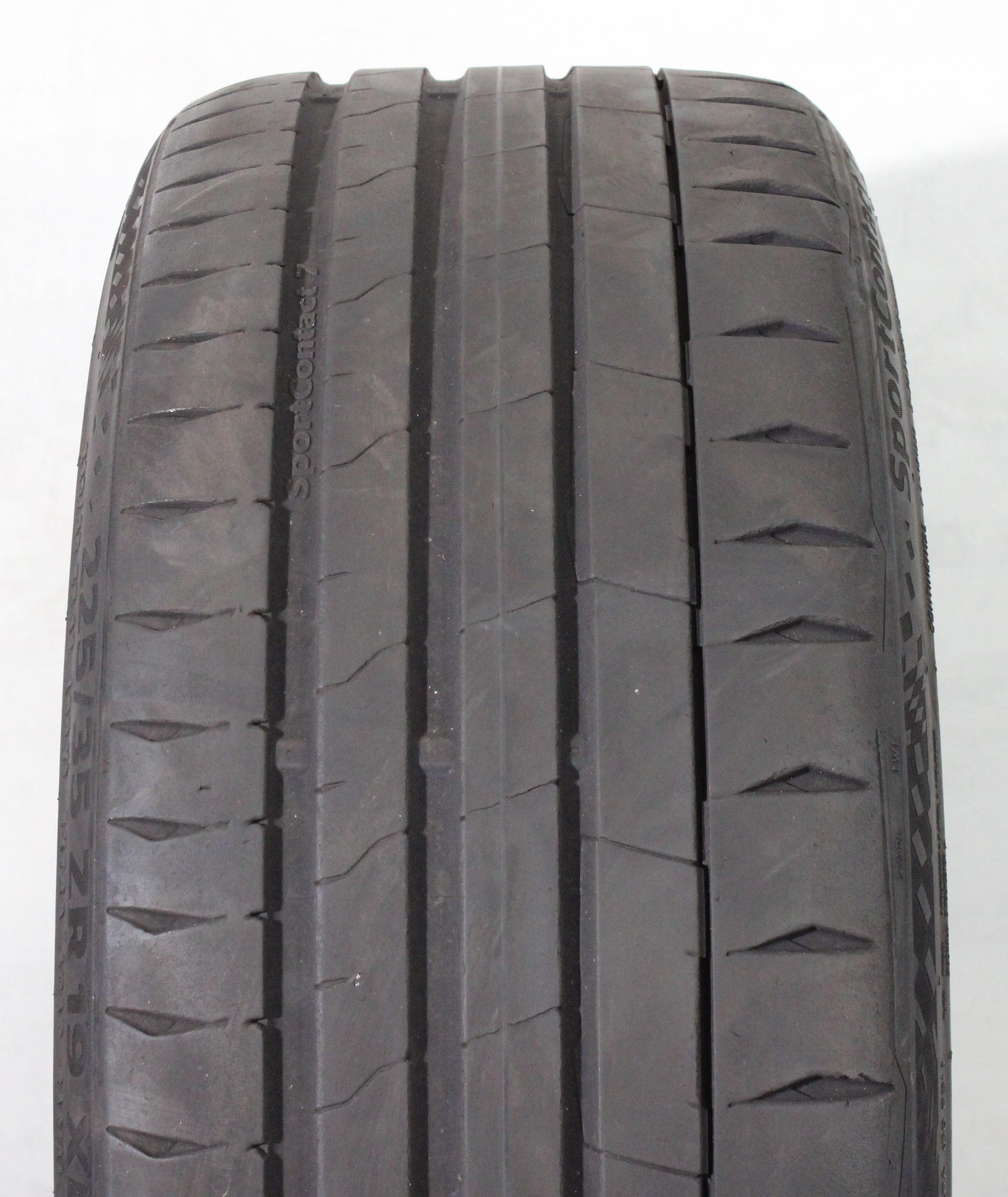 1 x 225/35R19 88Y Sommerreifen Continental Sport Contact 7 4-4,5mm 2022 XL