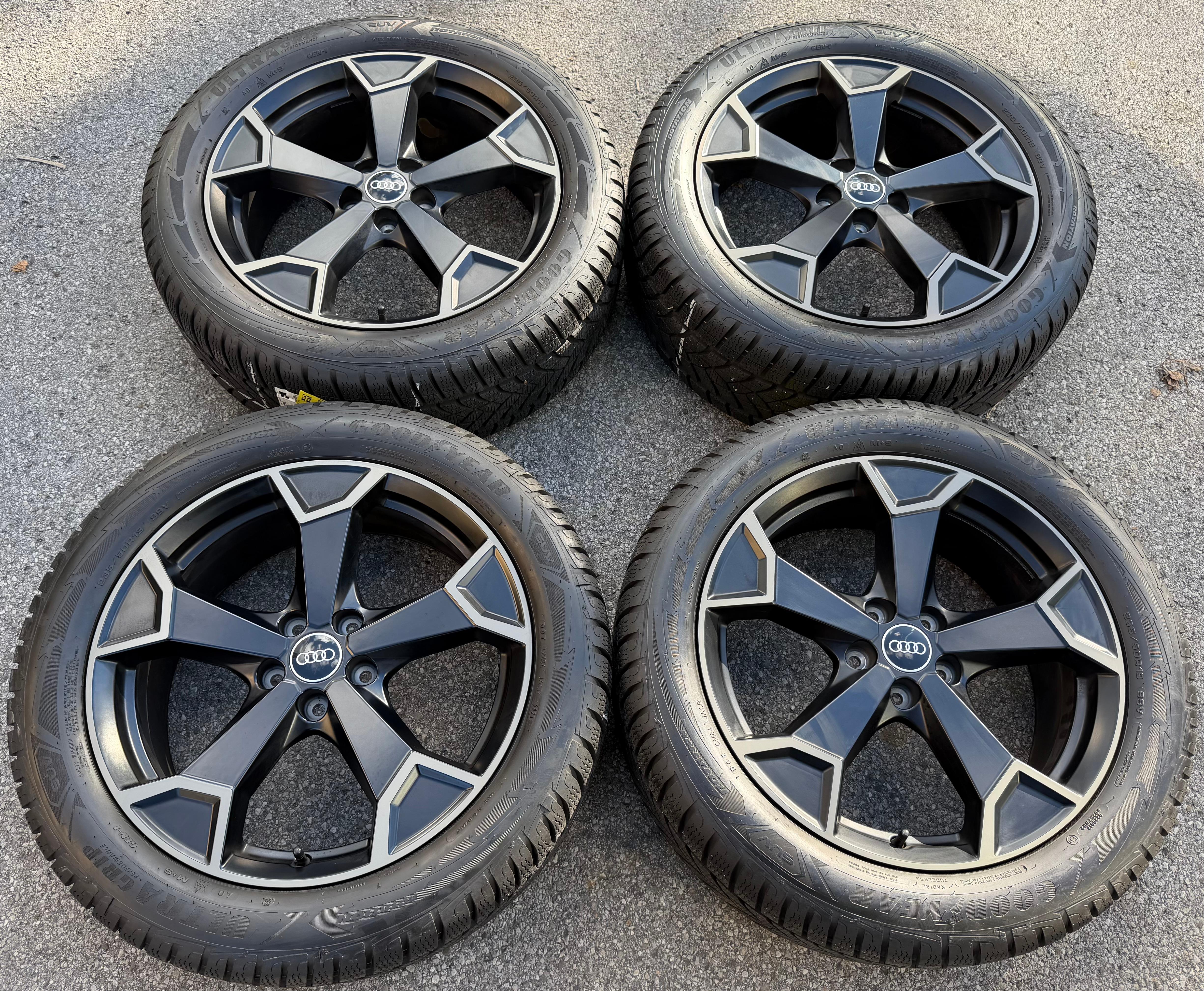 4 LLANTAS DE ALEACIÓN ORIGINALES DE INVIERNO DE 19" PARA AUDI Q3 F3B 83A 83A071499 235/50R19 99V ENVÍO GRATUITO
