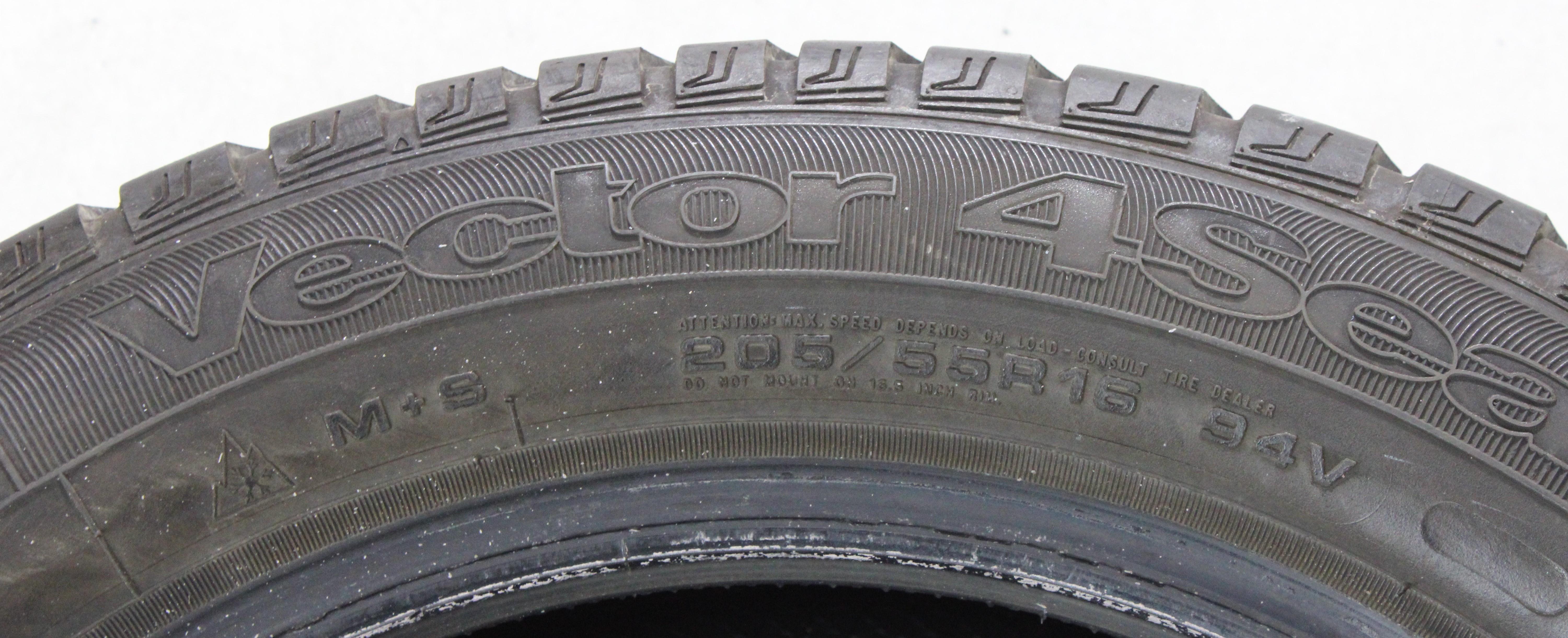 2 x 205/55R16 94V Ganzjahresreifen Goodyear Vector 4 Seasons 6mm 2016