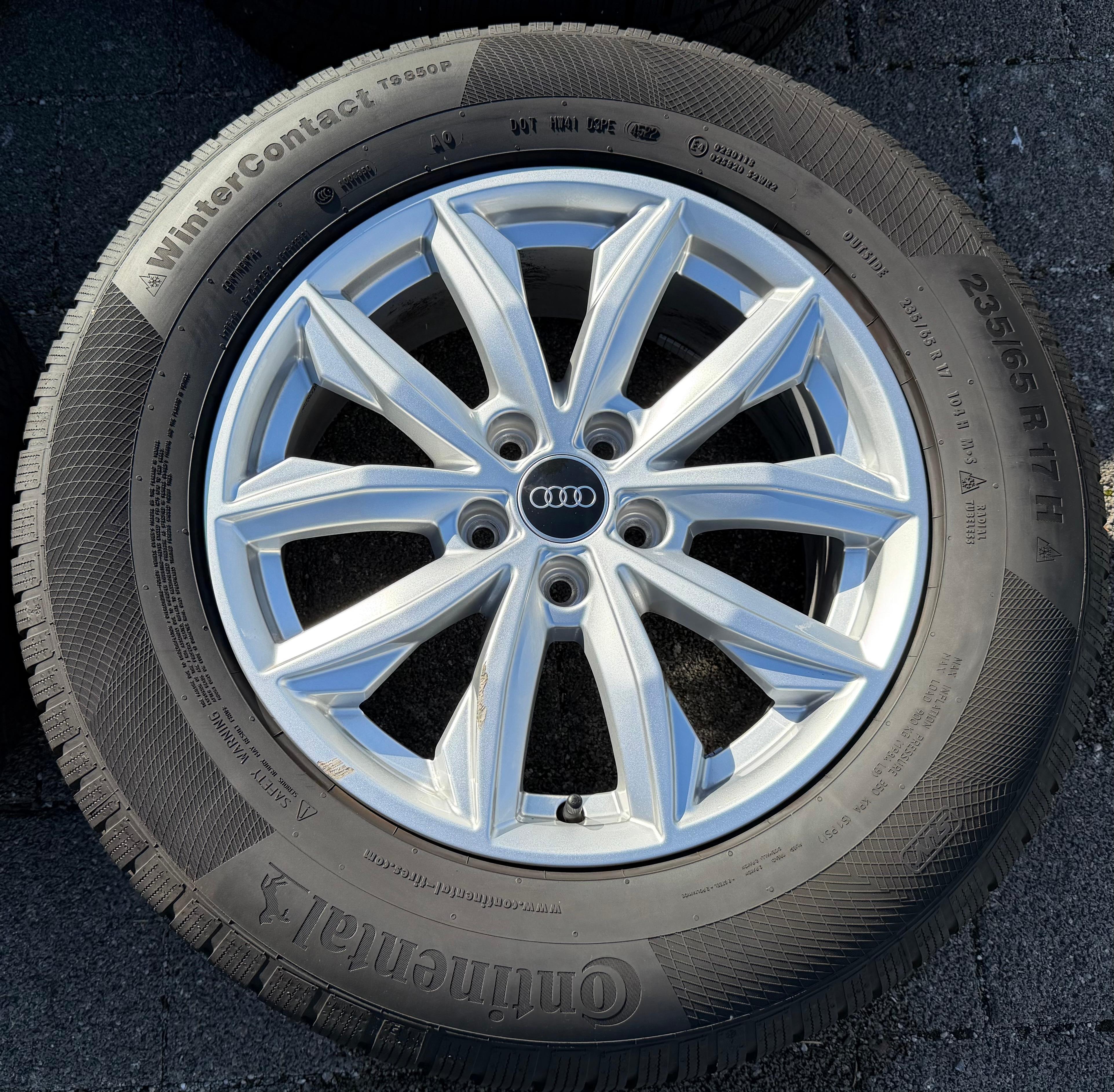 4 Original 17" Alu Winterräder Audi Q5 FY 80A601025J 7x17 ET34 235/65R17 104H 2022