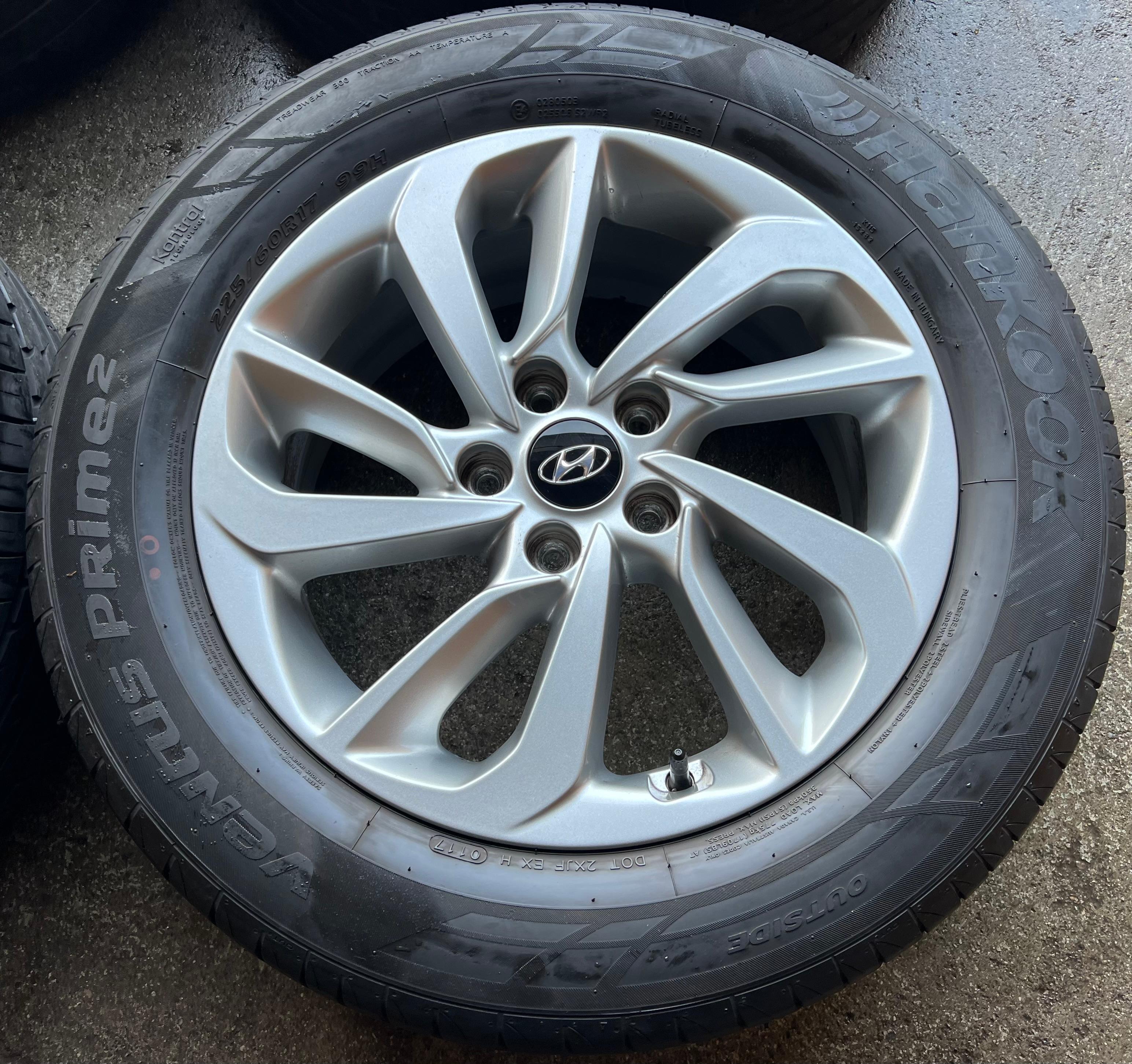 4 CERCHI IN LEGA DA 17" ORIGINALI PER HYUNDAI TUCSON TLE 52910-D7260 RDKS