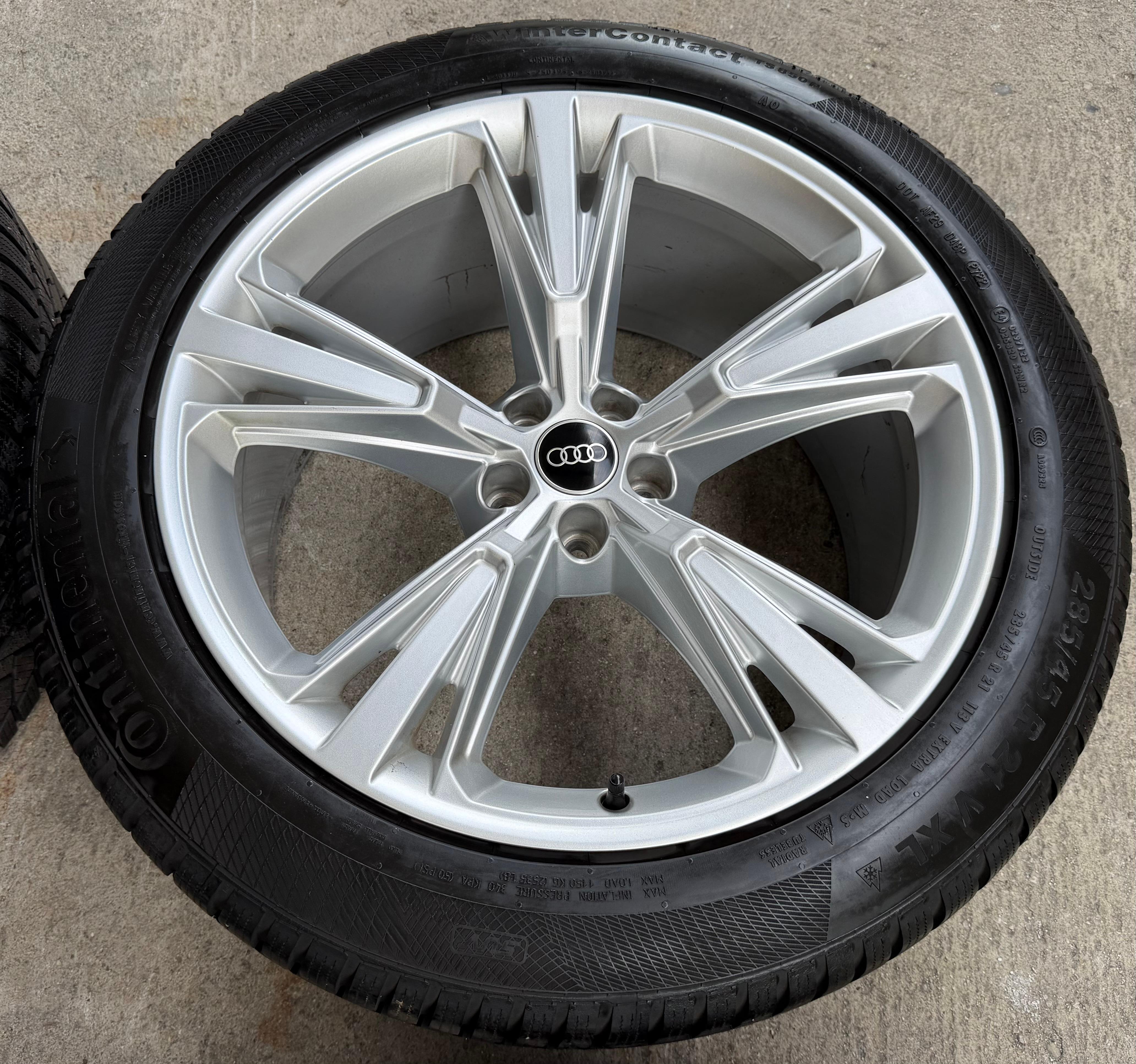 4 Original 21" Alu Winterräder Audi Q8 SQ8 4M 4M8601025H 285/45R21 113V Continental