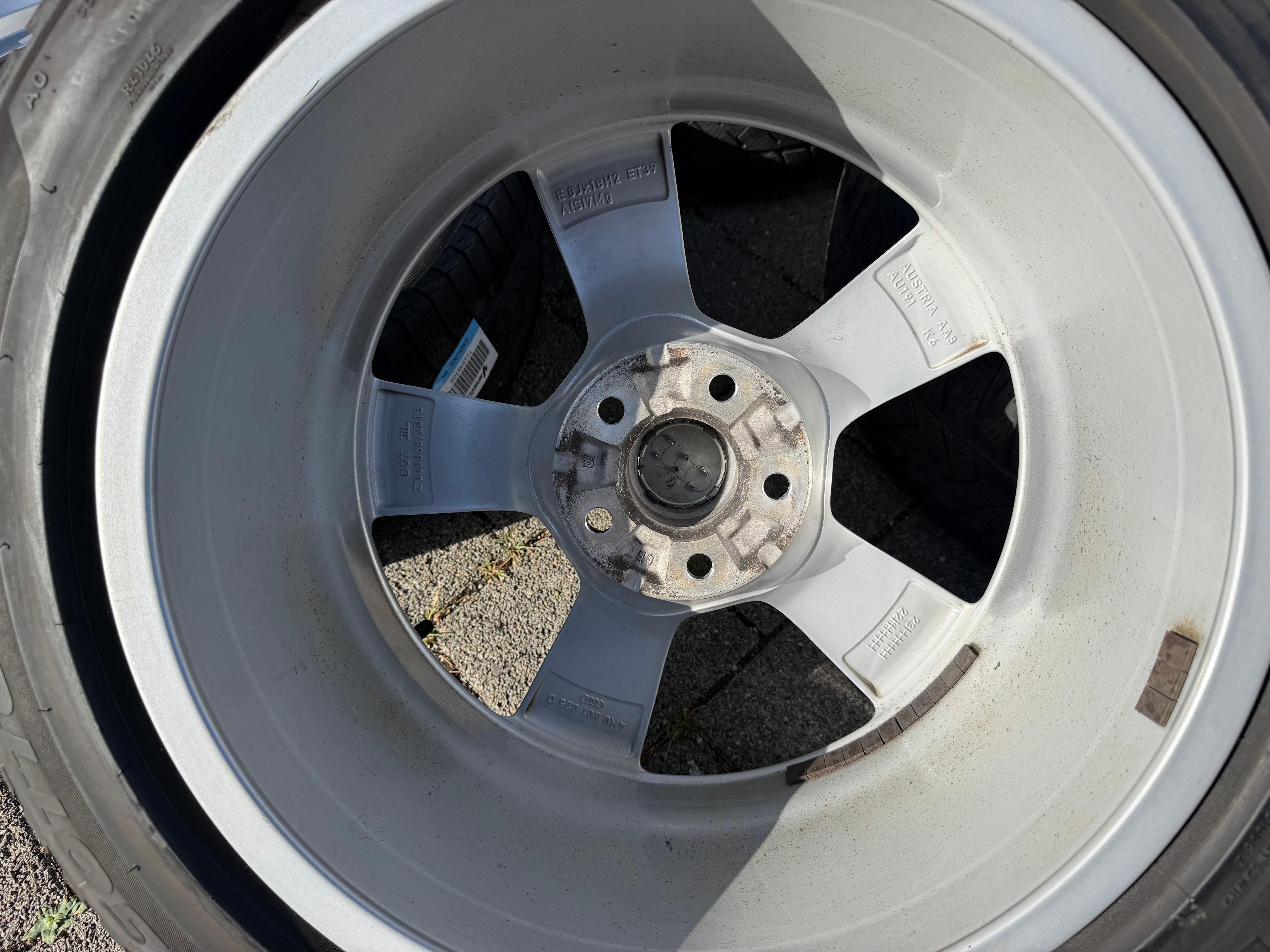 4 ORIGINAL 18" ALUFELGEN FELGEN AUDI A6 4K F2 C8 4K0601025D 8x18 ET39 FREIHAUS