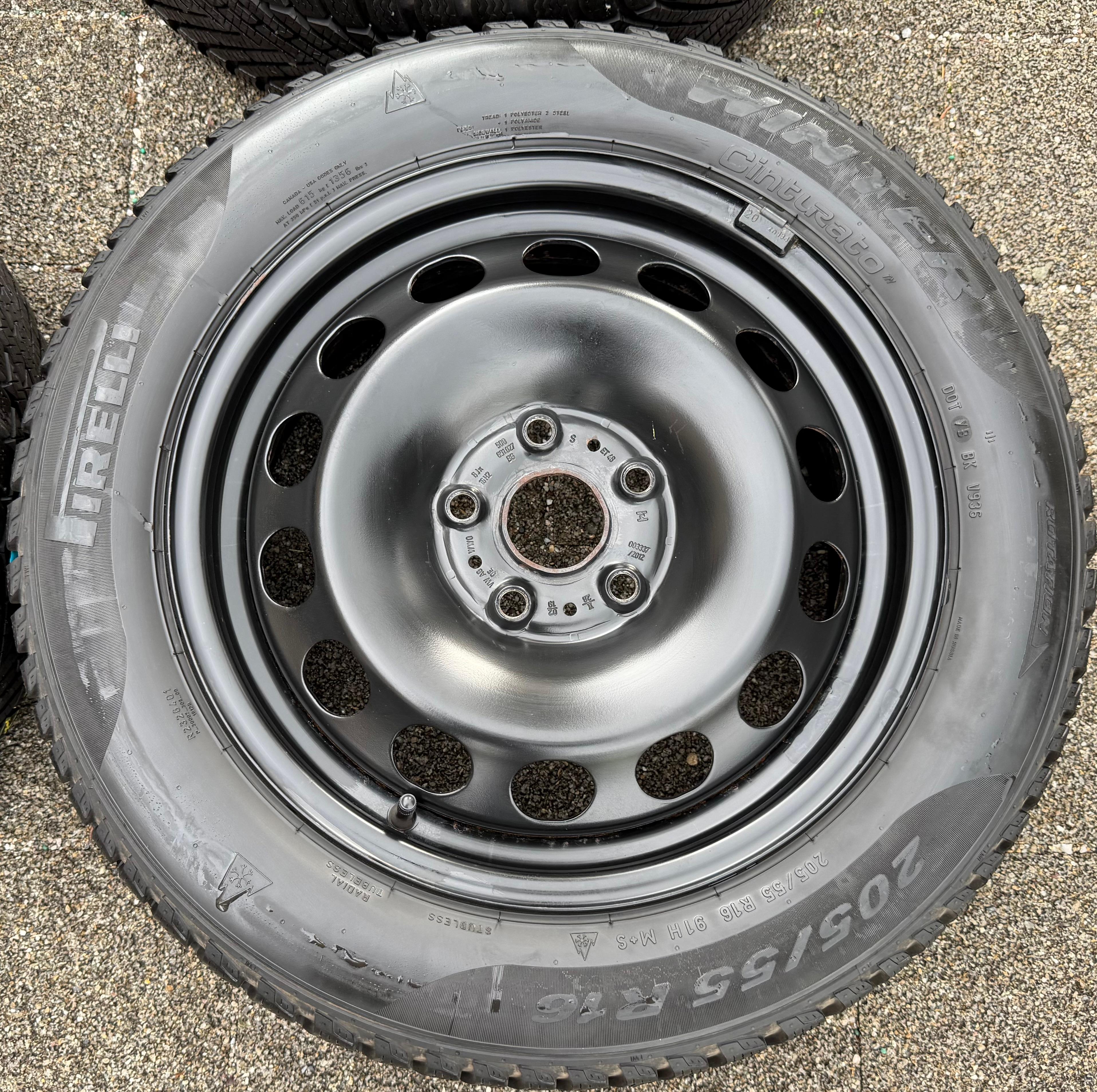 4 Winterräder VW Golf 7 Audi A3 8V Seat Leon 5F Skoda Octavia 5E 205/55R16 91H Pirelli