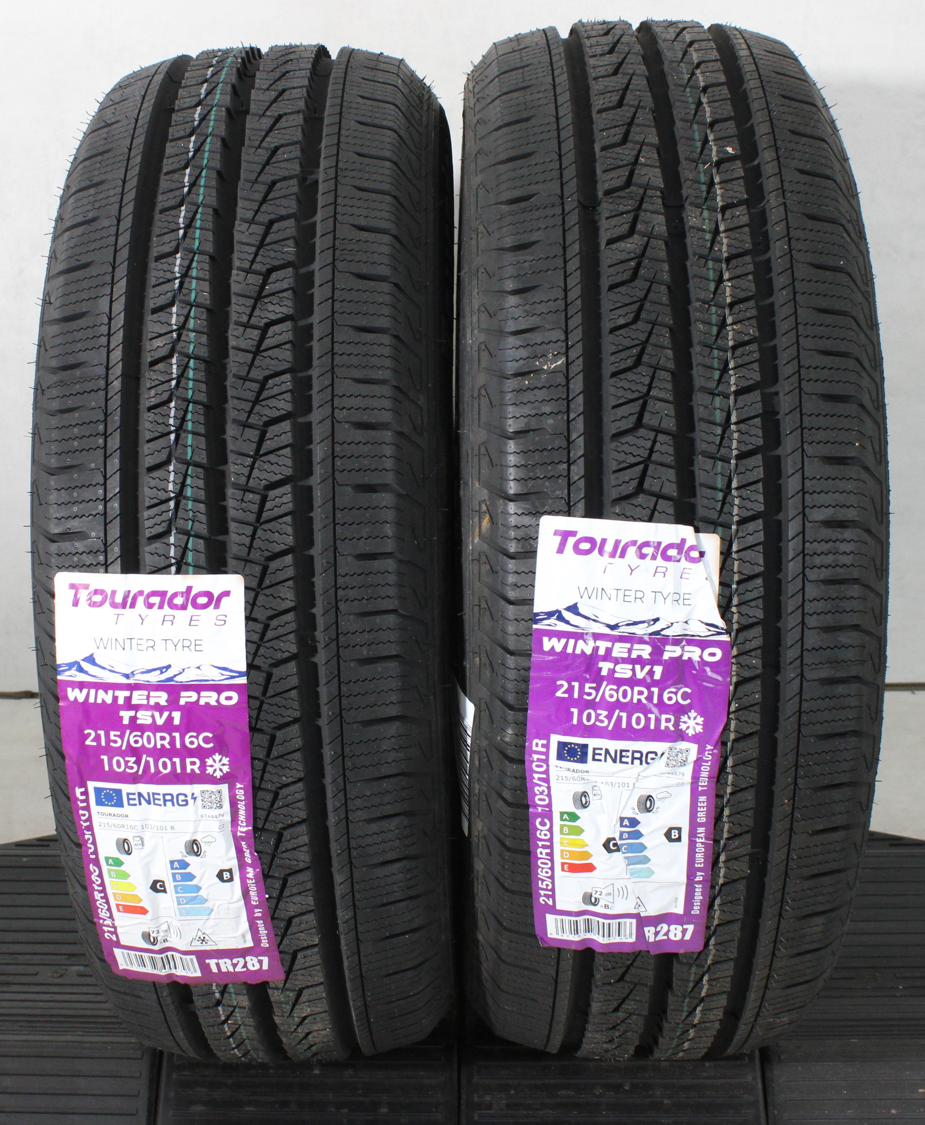 2 x 215/60R16C 103/101R Pneumatici invernali Tourador Winter Pro TSV1 2024/2025 NUOVI