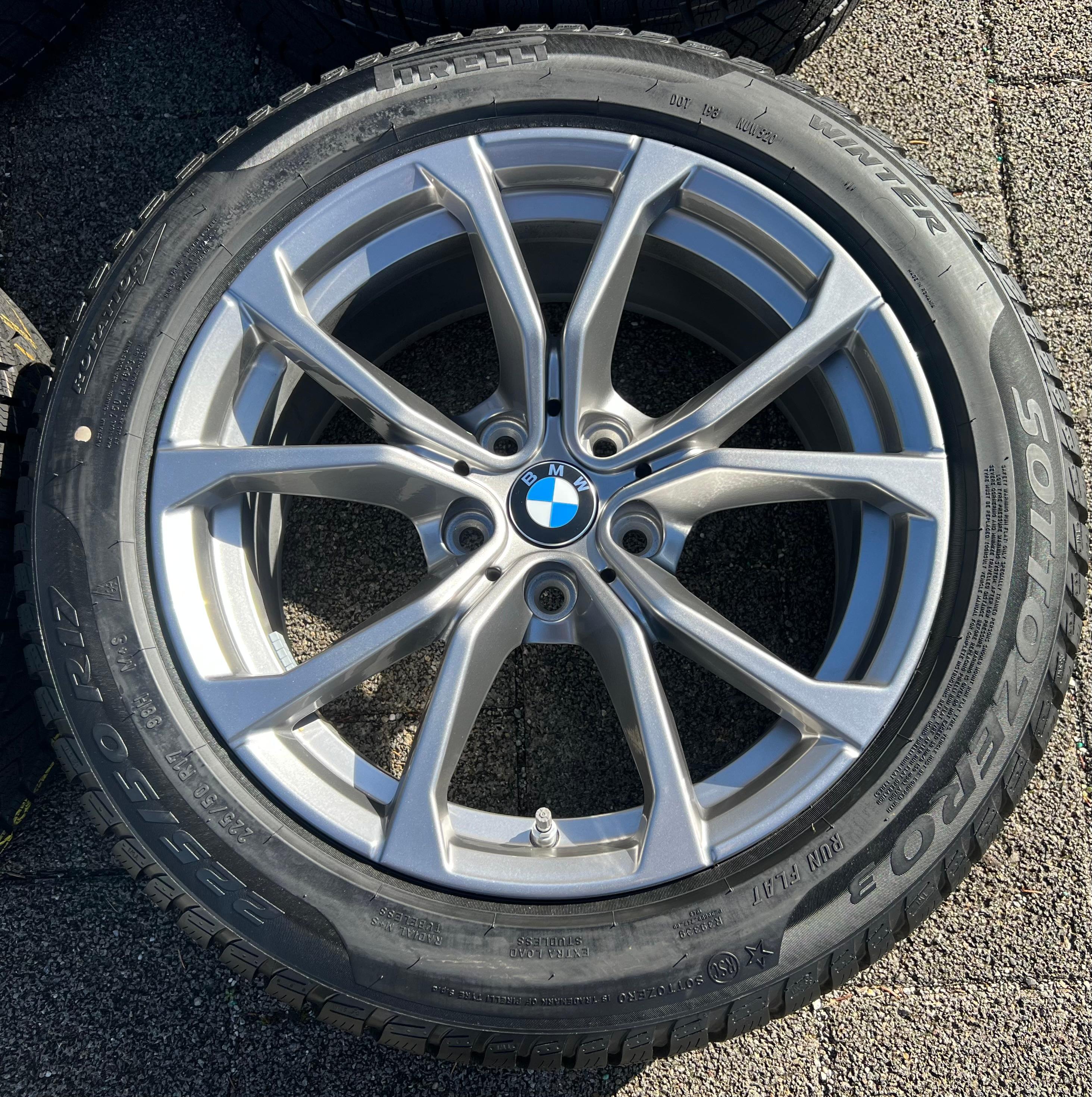 4 RUOTE IN LEGA ORIGINALI DA 17" PER BMW SERIE 3 G20 G21 E SERIE 4 G22 G23 STYLING 776 CON TPMS NUOVE