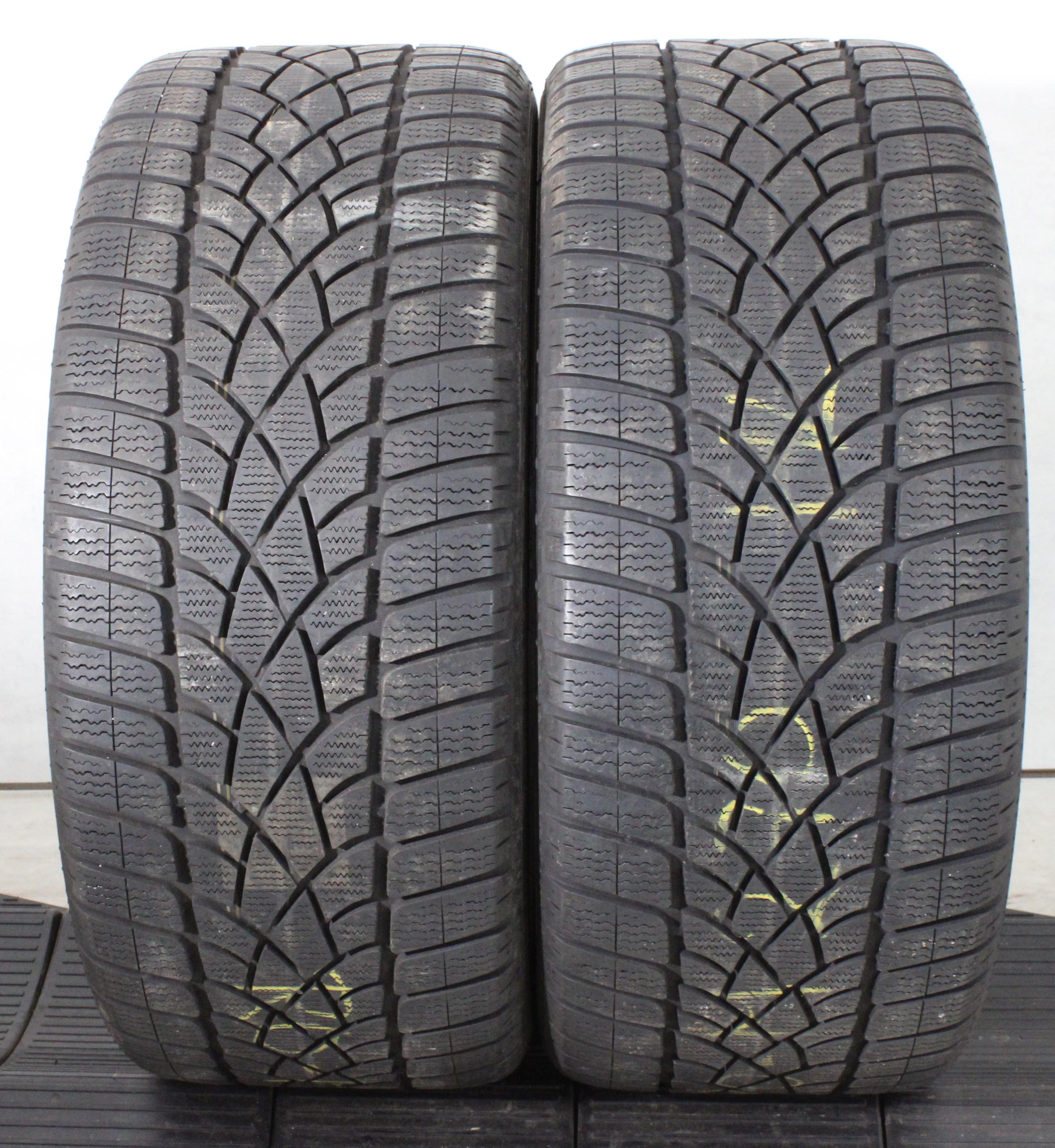 2 x 265/45R18 101V Pneus hiver Dunlop Winter Sport 3D N0 6mm 2015 Franchise