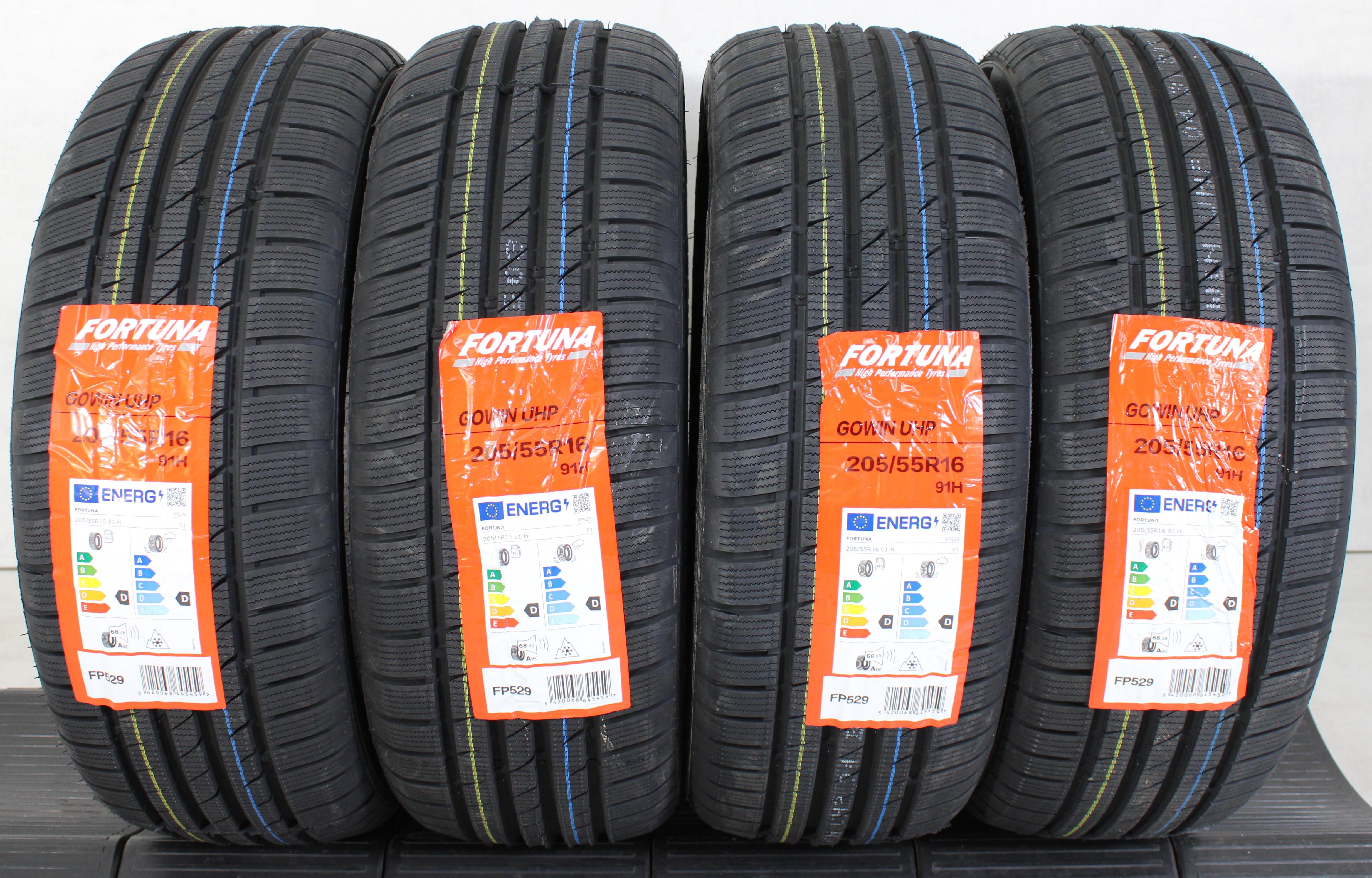 4 x 205/55R16 91H Winterreifen Fortuna GoWin UHP 2023 NEU
