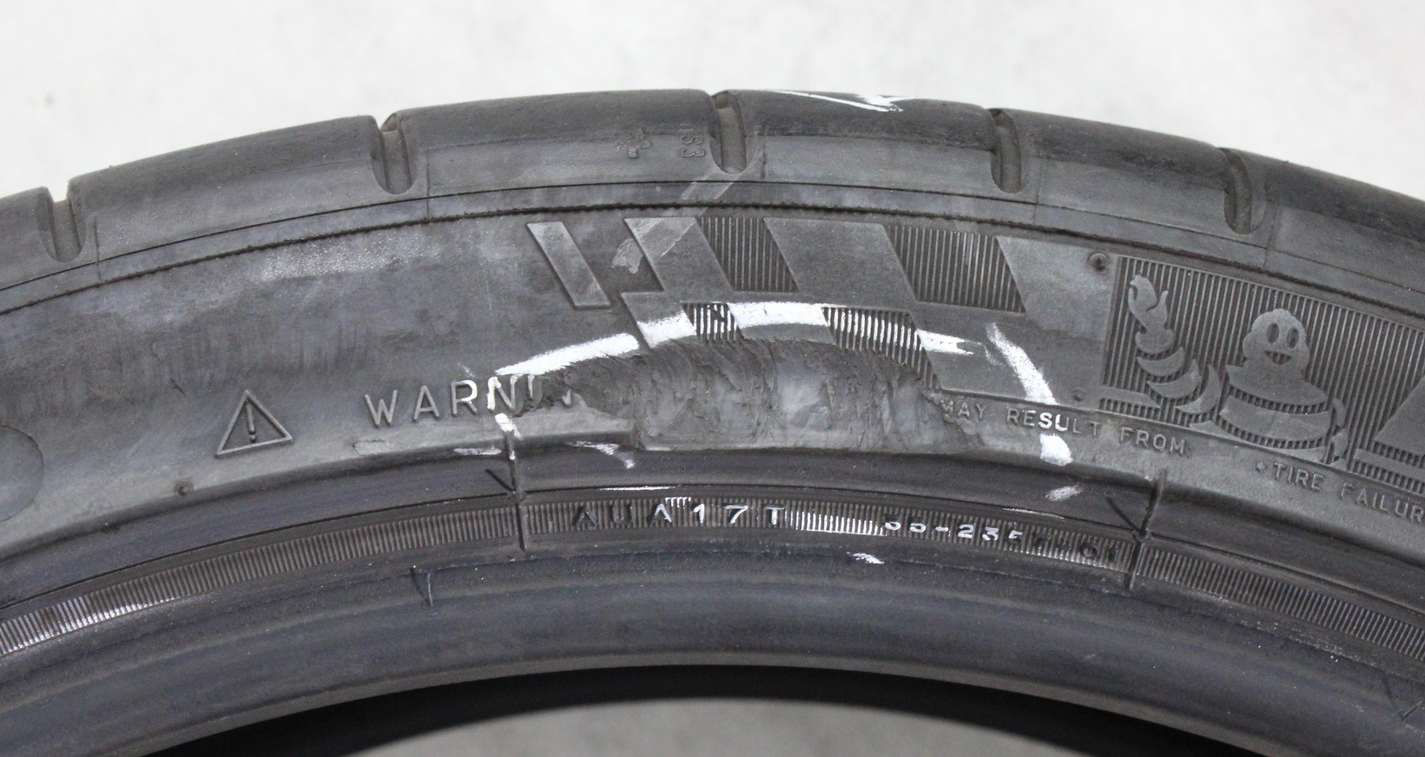 2 x 255/35R19 96Y Sommerreifen Michelin Pilot Super Sport * 4,5-5mm 2020 XL