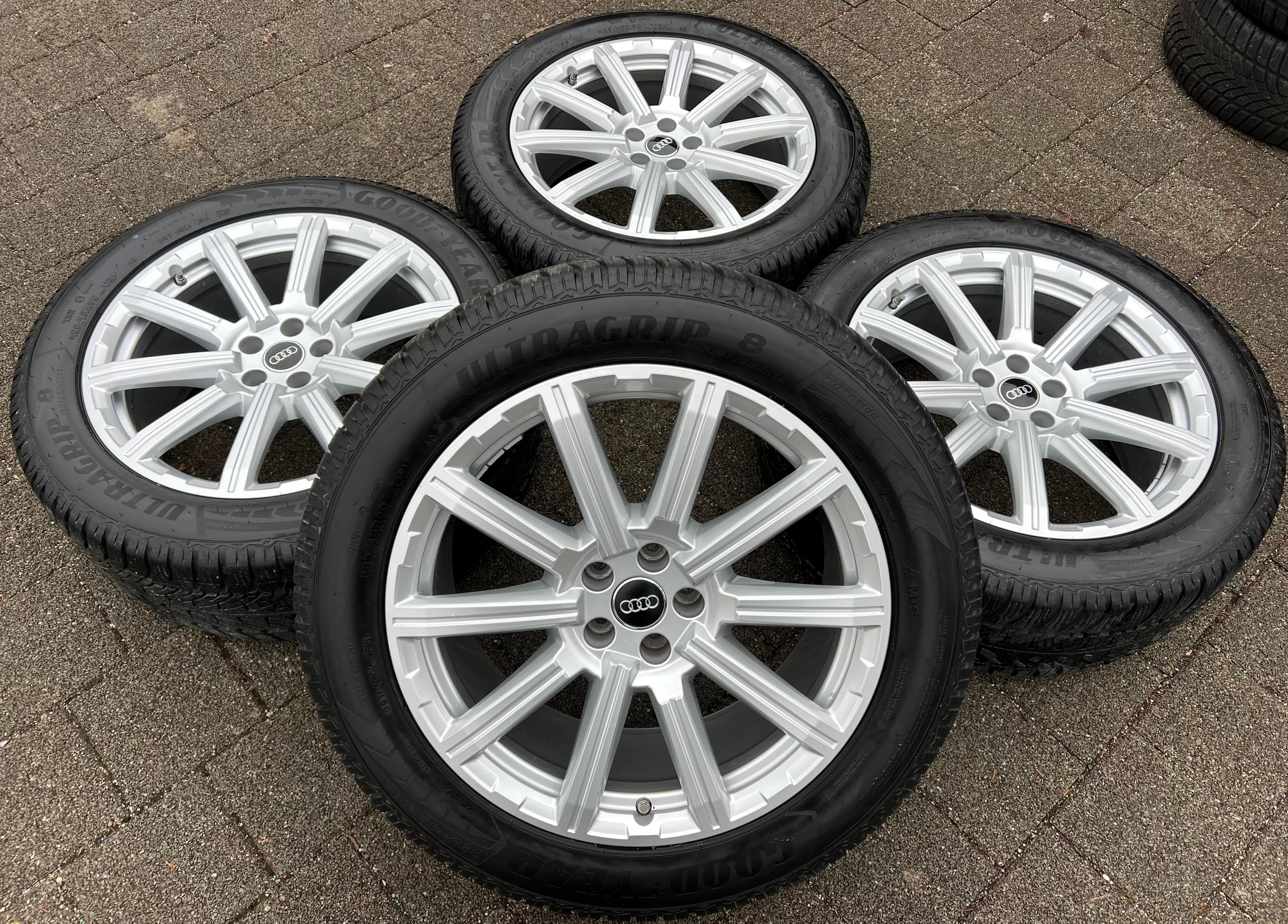 4 ORIGINAL 20" ALU WINTERRÄDER AUDI Q7 4M 4M0601025AE 285/45R20 112V FREIHAUS