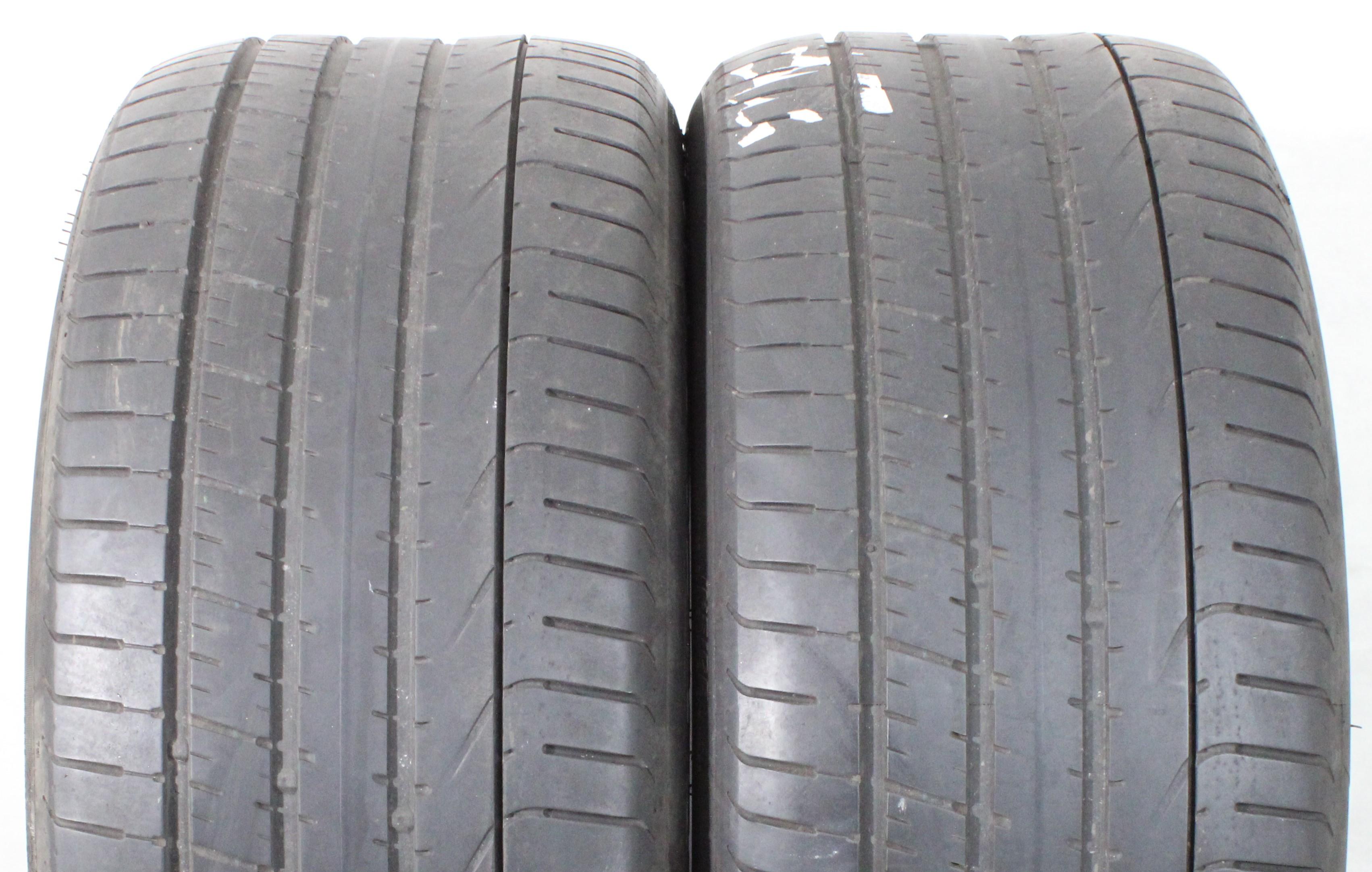 2 x 275/40R19 101Y Sommerreifen Pirelli PZero Runflat in der Mitte 3,5-4mm und auf den Schultern 5mm. 2019 *