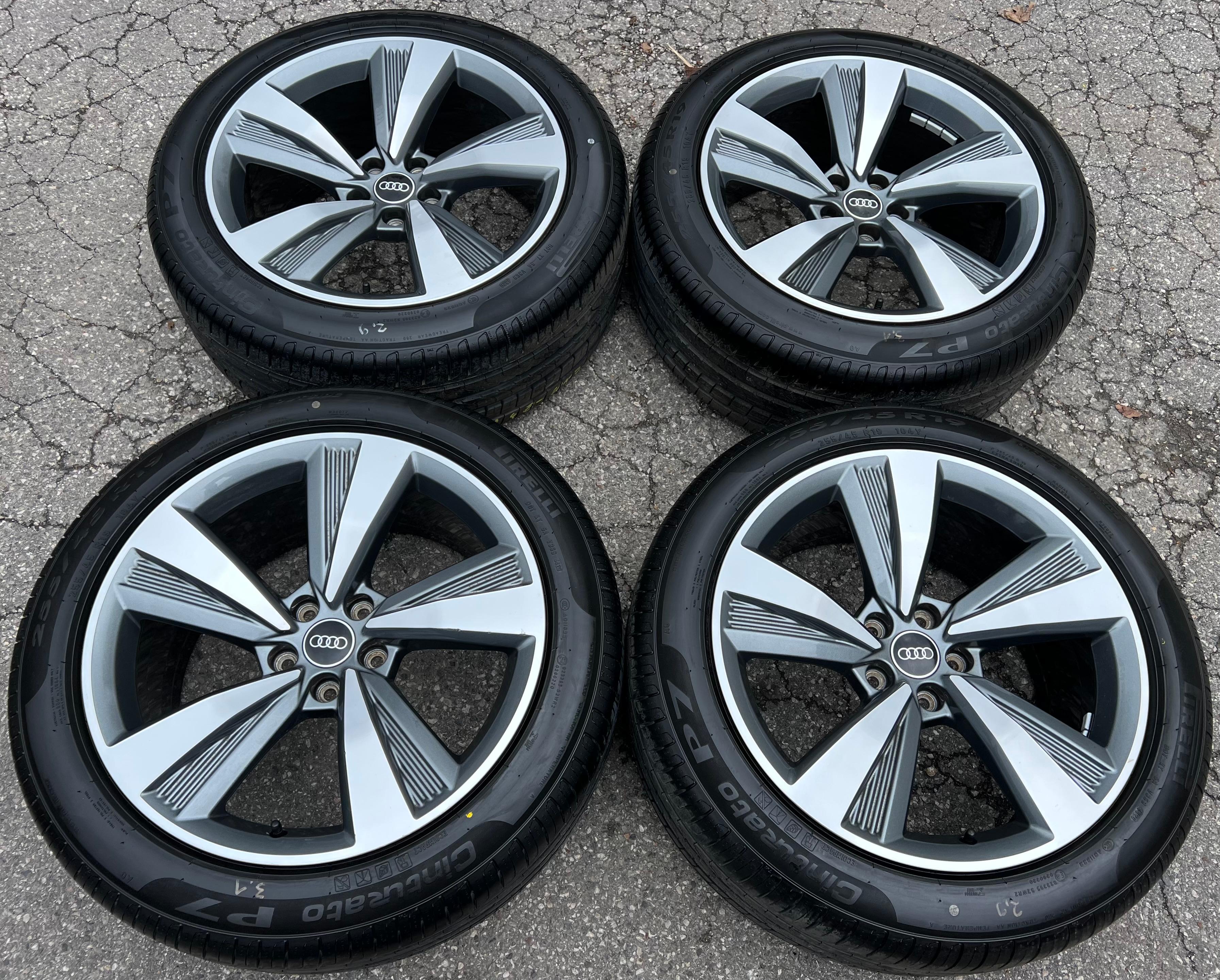 4 ORIGINAL 19" ALU SOMMERRÄDER AUDI A8 S8 4N 255/45R19 104Y 4N0601025C FREIHAUS