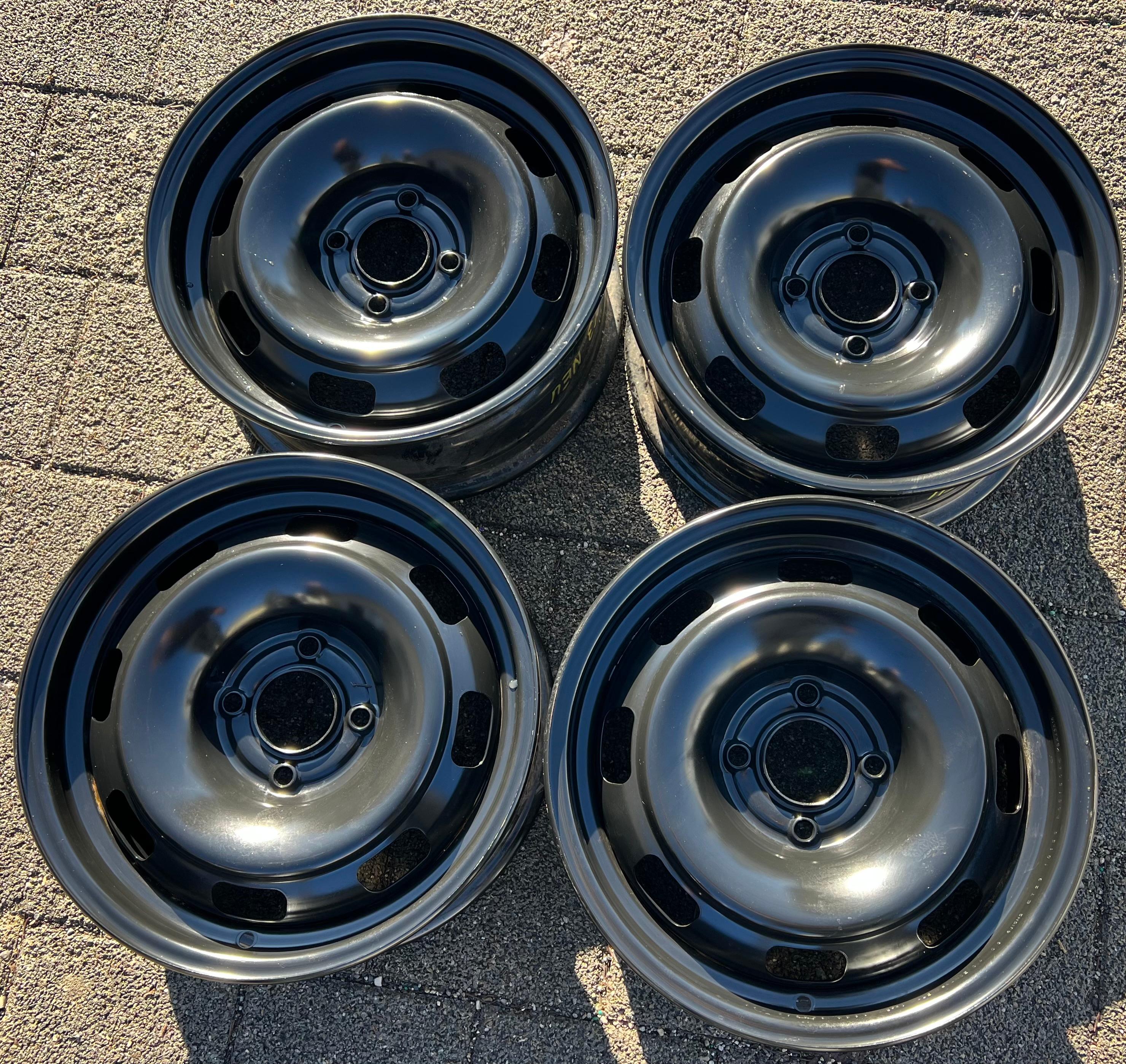 4 STAHLFELGEN FELGEN CITROEN C3 DS3 C-ELYSEE 6x15 ET23 4x108 5401.P4 NEU