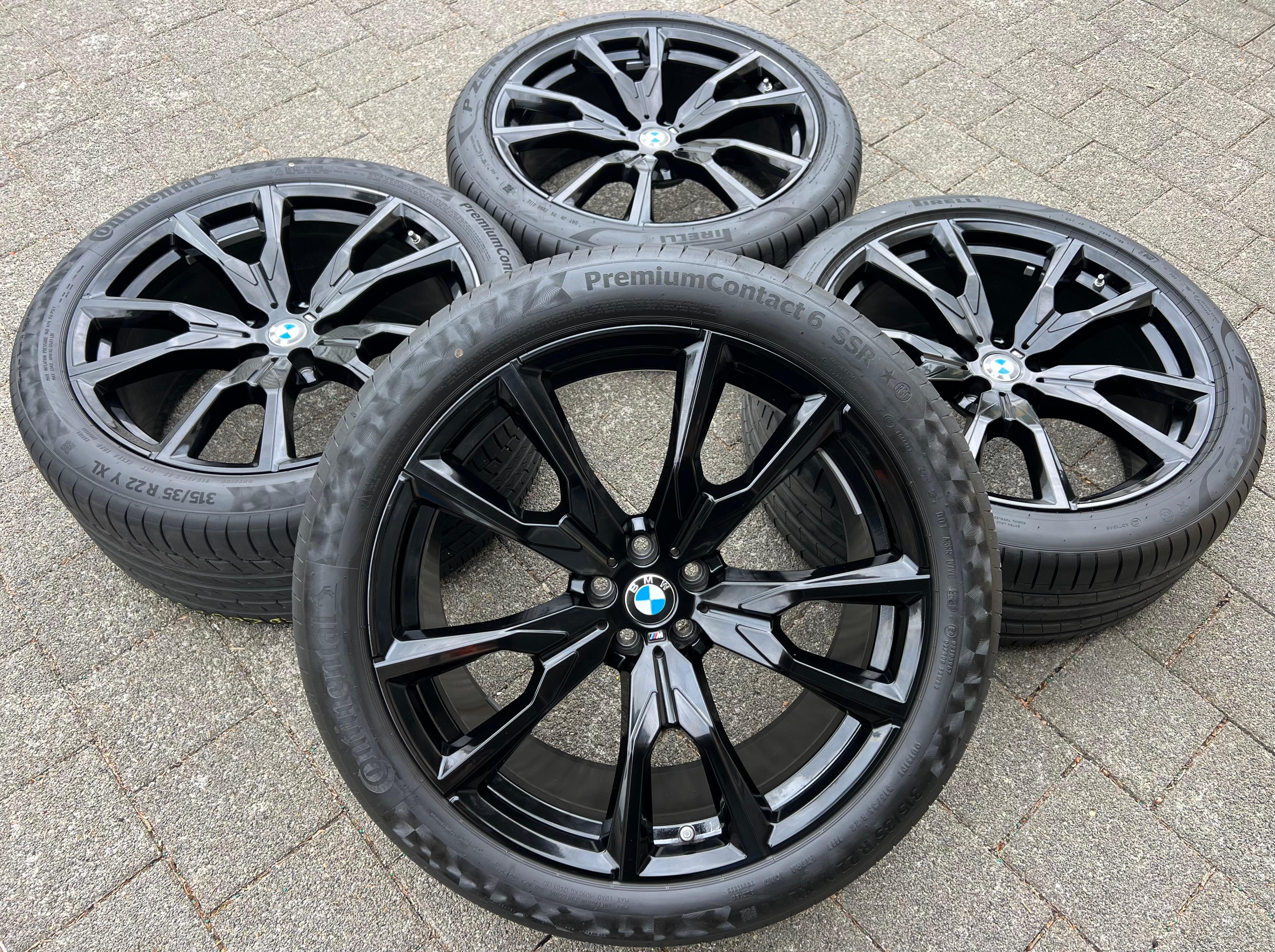 4 ORIGINELE 22" ALU SOMMER-VELGEN BMW X7 G07 STYLING 755M 275/40R22 315/35R22 RDKS
