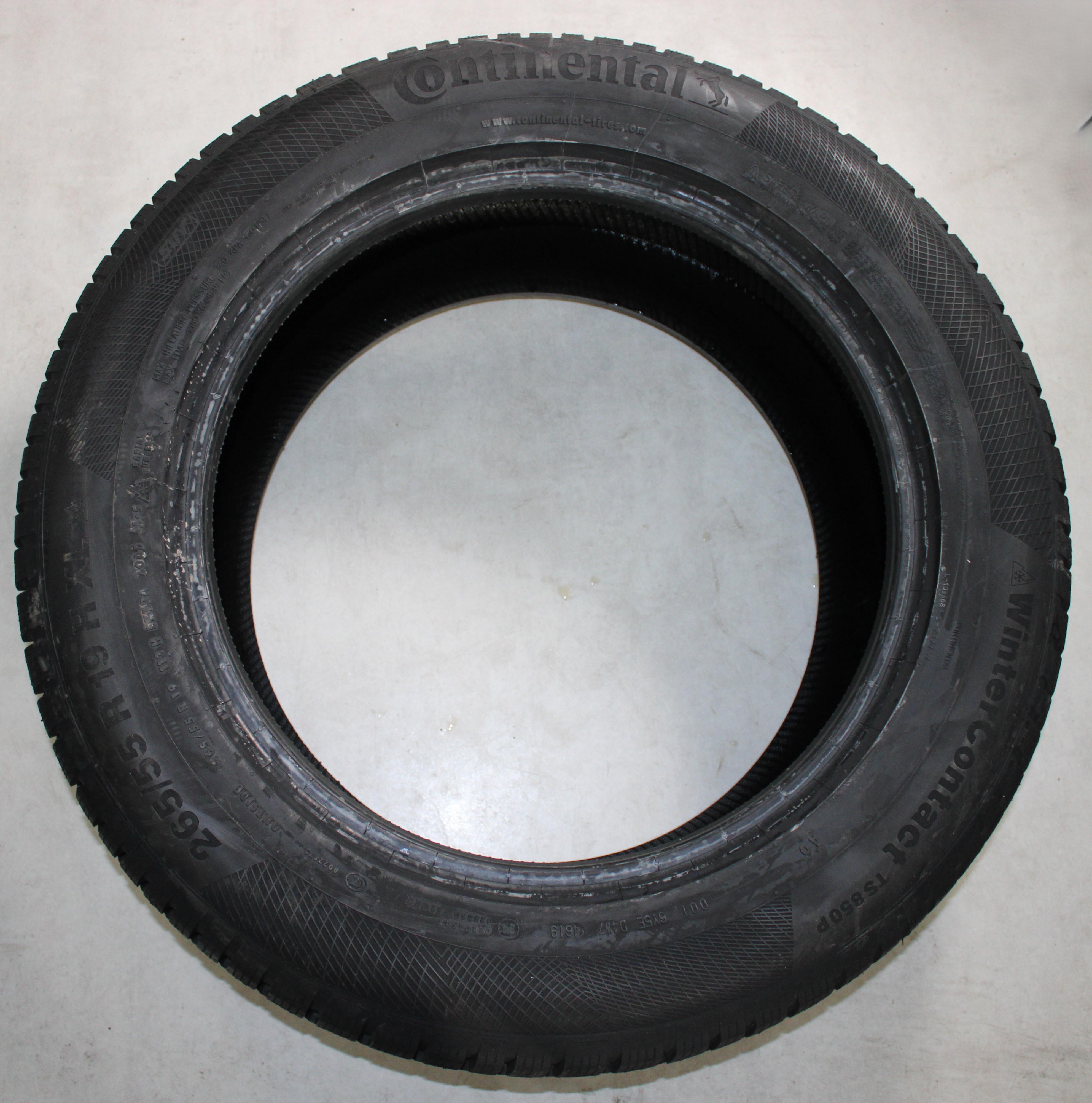 4 x 265/55R19 113H Winterreifen Continental Winter Contact TS850P Volles Profil 2019 AO NEU FREIHAUS