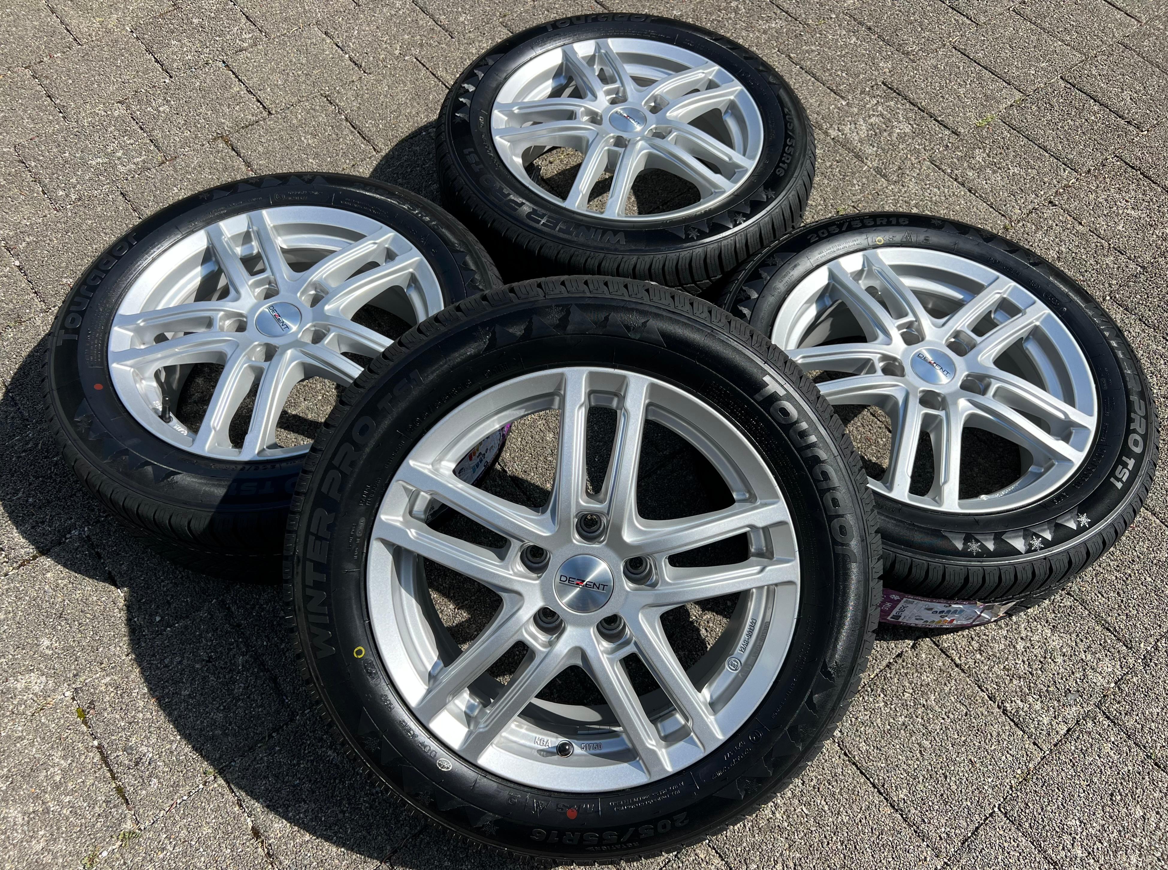 4 ALU WINTERRÄDER VW CADDY GOLF 5 6 7 8 TOURAN PASSAT 3C SKODA OCTAVIA SEAT LEON