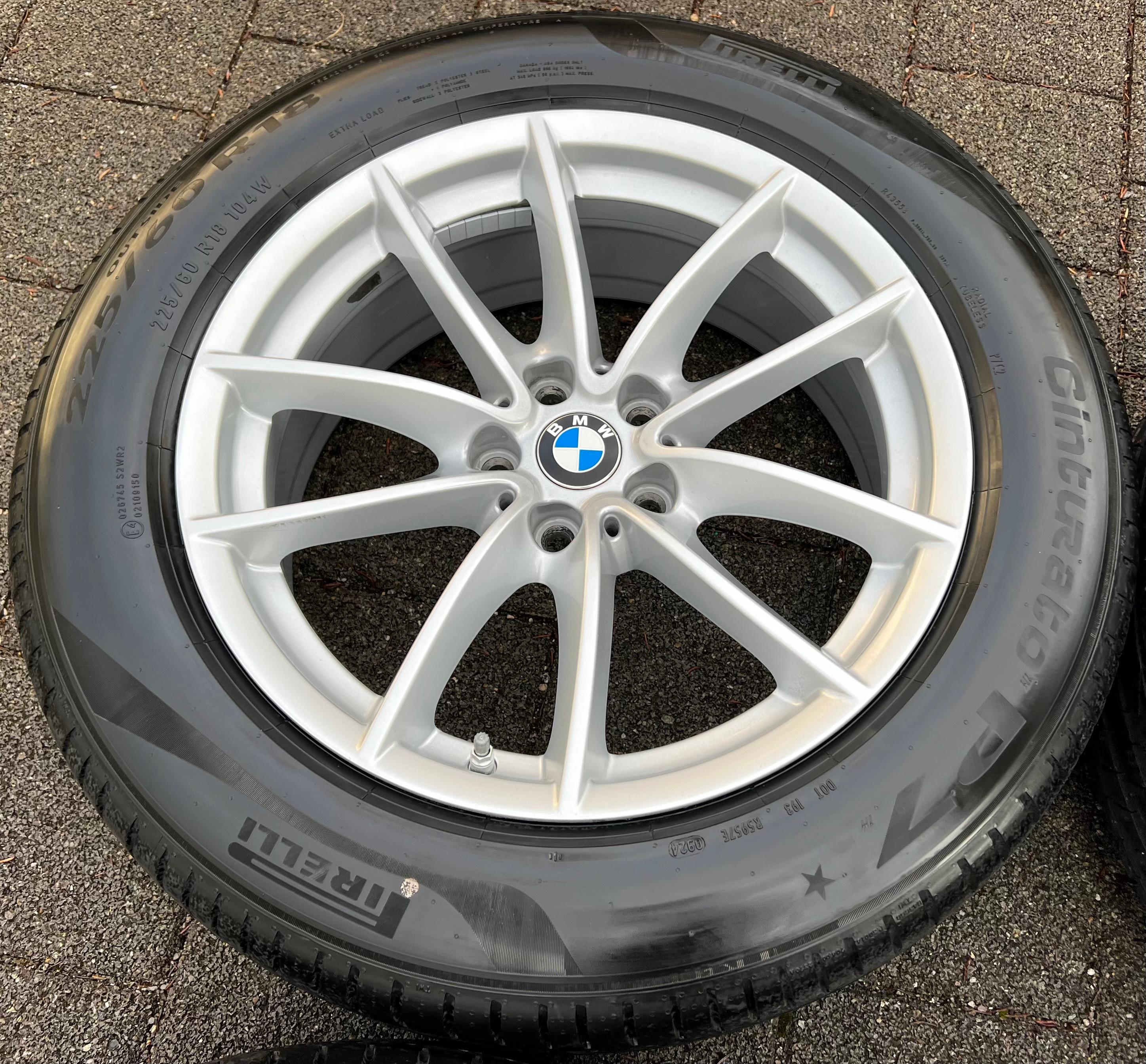 4 LLANTAS DE VERANO DE ALUMINIO 18" ORIGINALES BMW X3 G01 X4 G01 225/60R18 104W ★ 2024