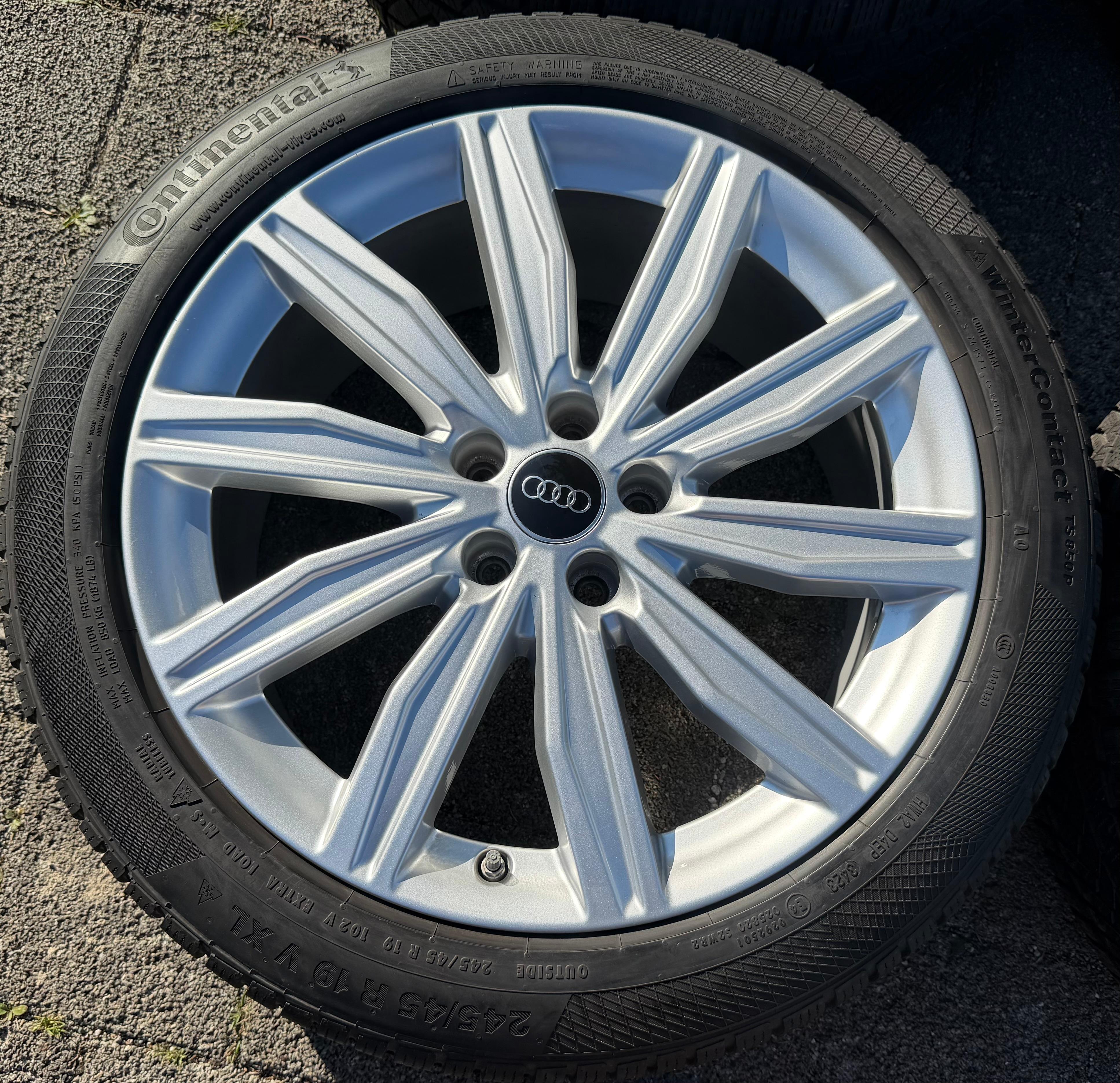4 Original 19" Alu Winterräder Audi A6 S6 C8 4K F2 4K0601025DS 245/45R19 102V 2023 RDKS