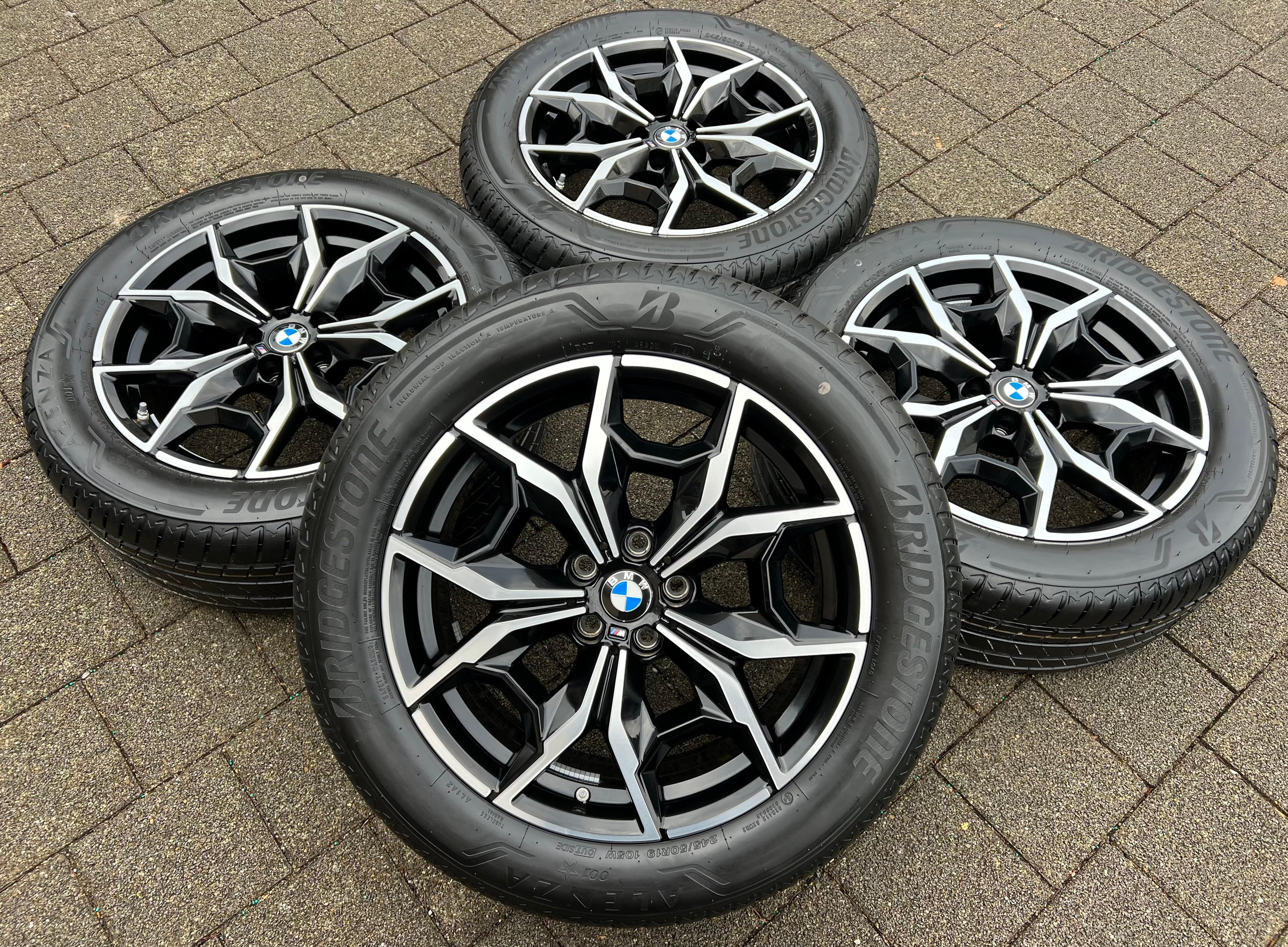 4 ROUES D'ÉTÉ ORIGINALES 19" EN ALUMINIUM BMW X3 G01 X4 G02 STYLING M887 BRIDGESTONE 2023 RDKS FRANCO DOMICILE