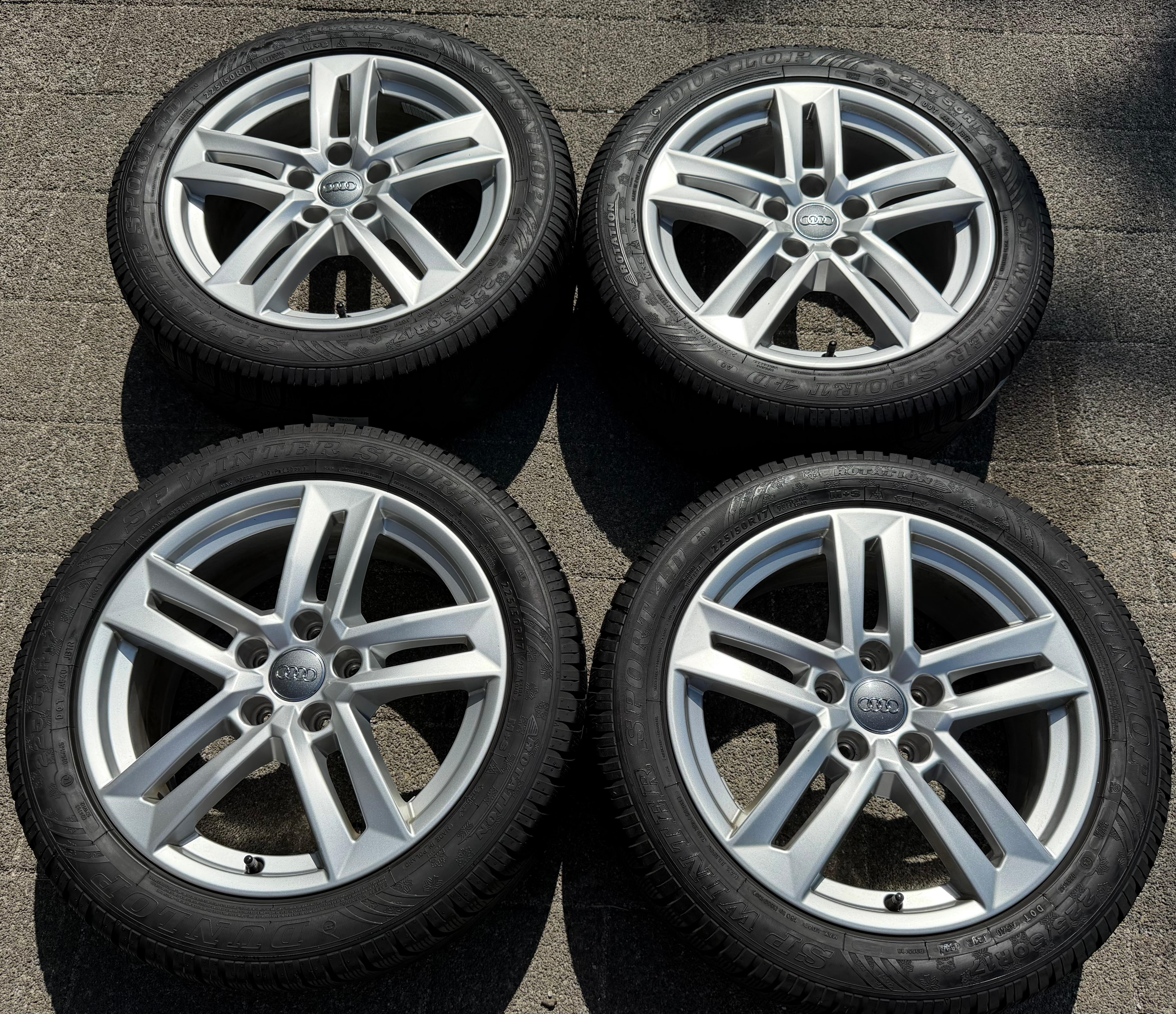 4 Original 17" Alufelgen Audi A4 8W B9 8W0601025P 7x17 ET42 Felgen