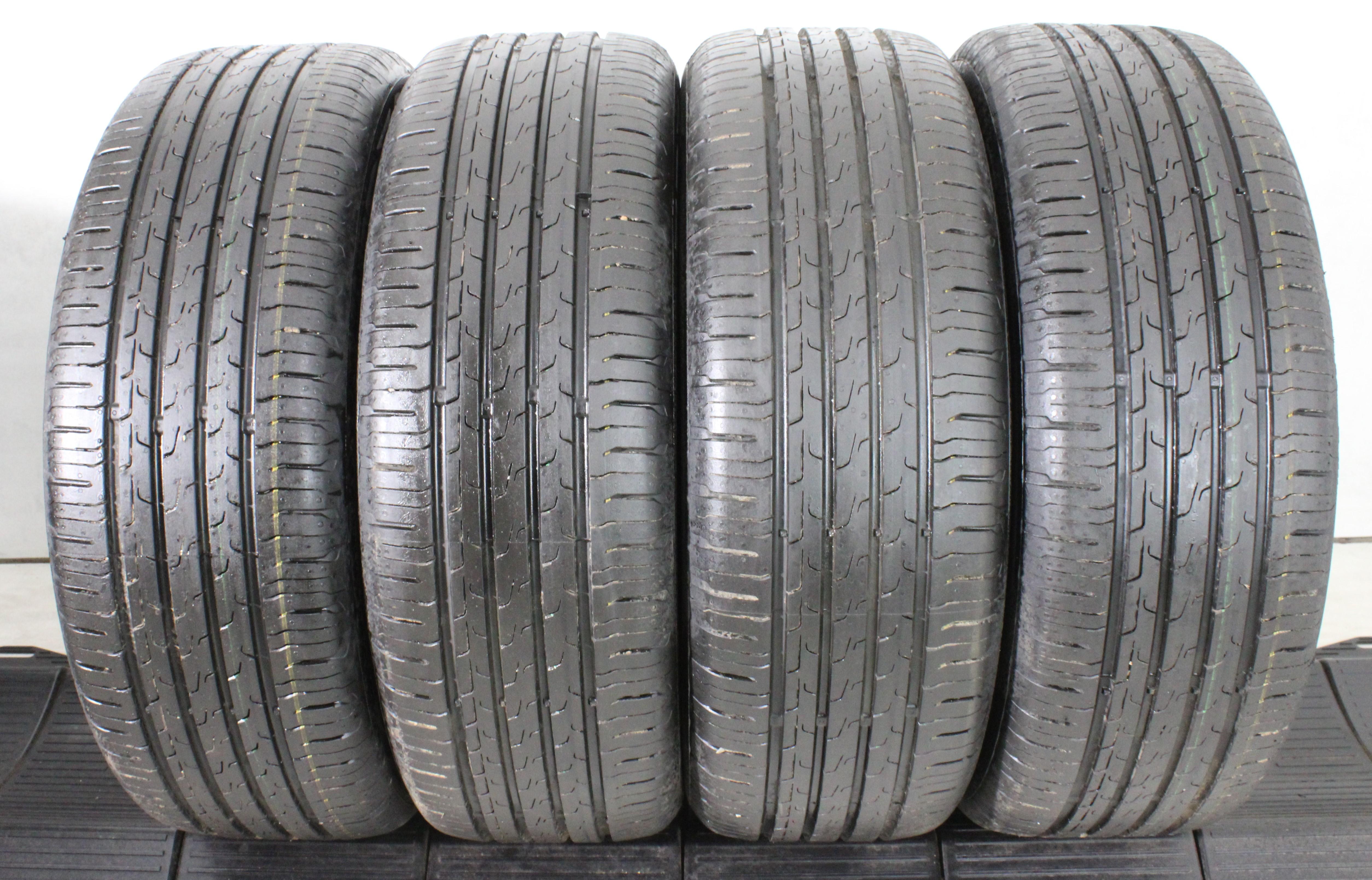 4 x 195/55R16 87H Sommerreifen Continental Eco Contact 6 Volles Profil 2022