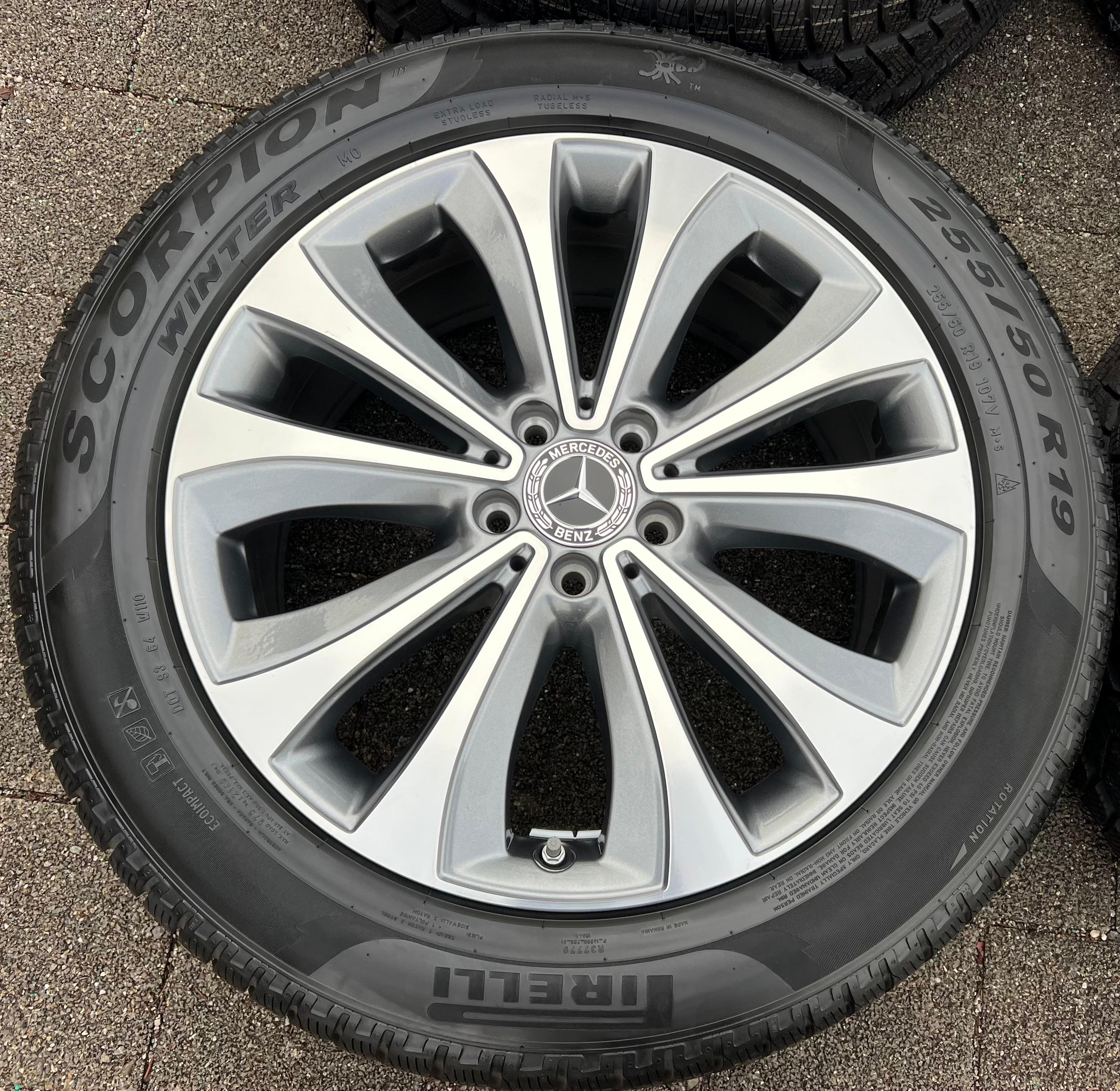 4 ORIGINAL 19" ALU WINTERRÄDER MERCEDES GLE V167 W167 A1674010100 RDKS
