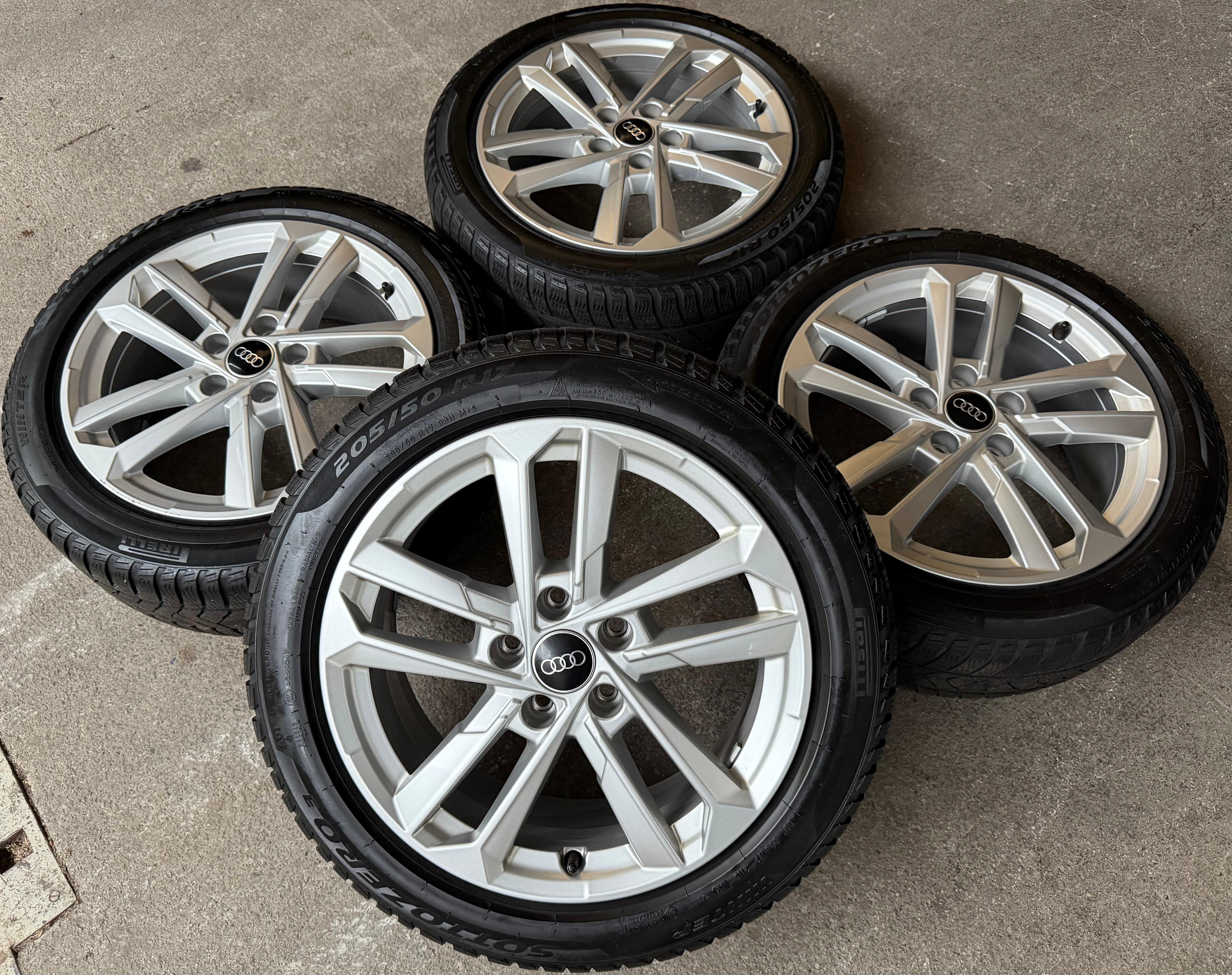 4 Original 17" Alufelgen Felgen Audi A3 8Y 8Y0601025L 6,5x17 ET43