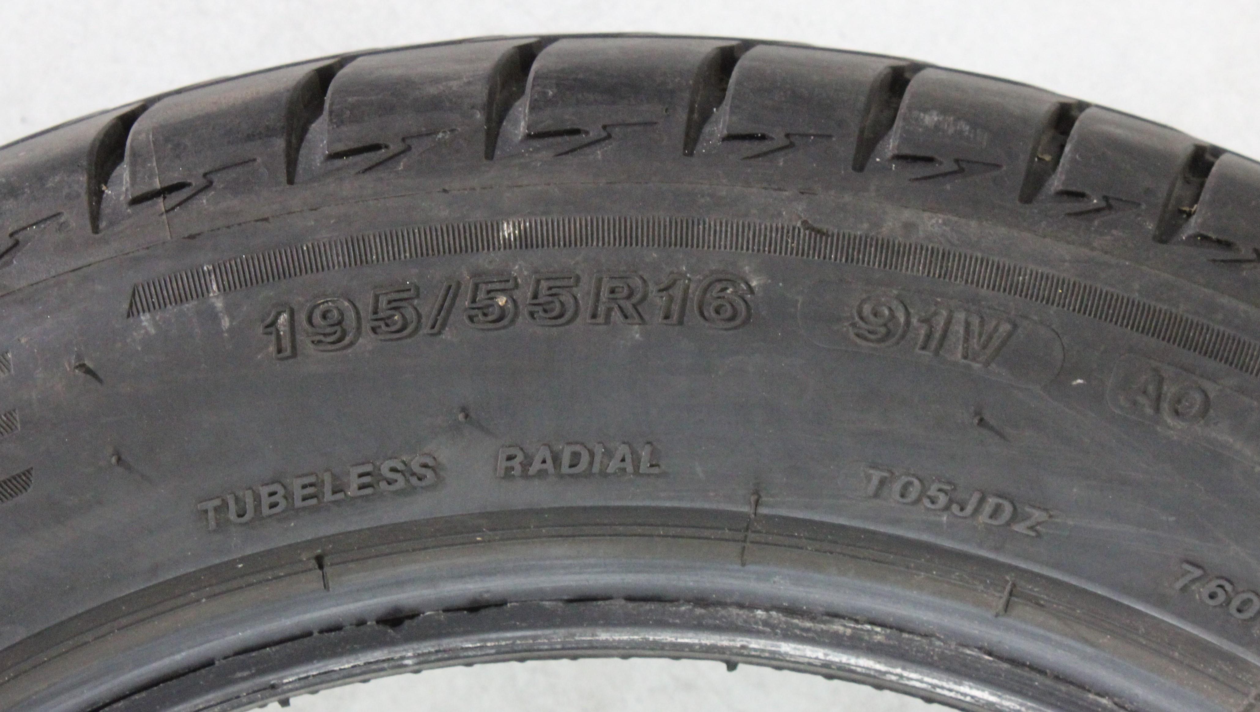 1 x 195/55R16 91V Sommerreifen Bridgestone Turanza T005 AO 6,5mm 2023
