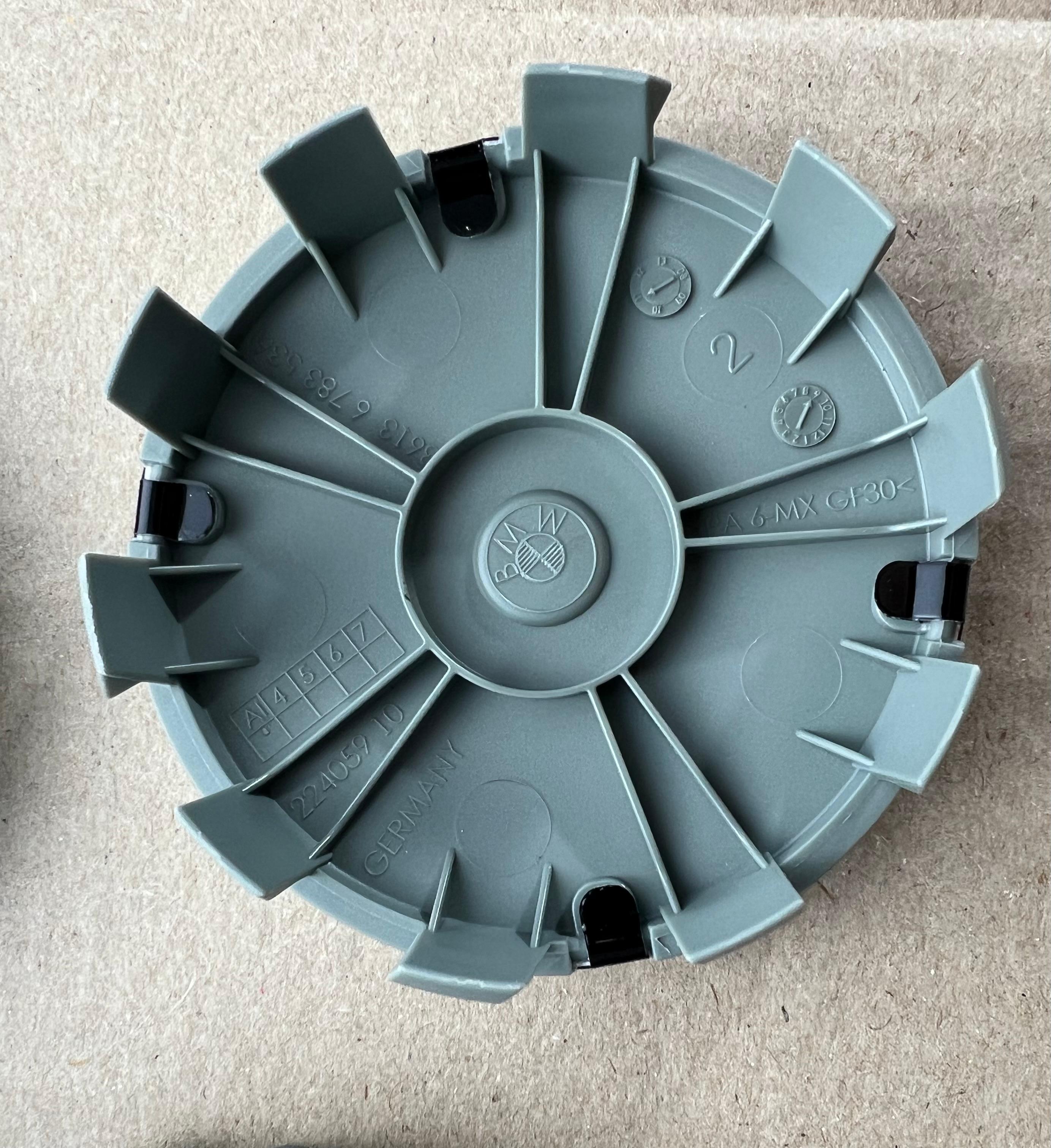 4 ORIGINAL NABENDECKEL 68MM BMW 1ER REIHE F20 3ER F30 E90 5ER F10 X1 E84 X5 F15