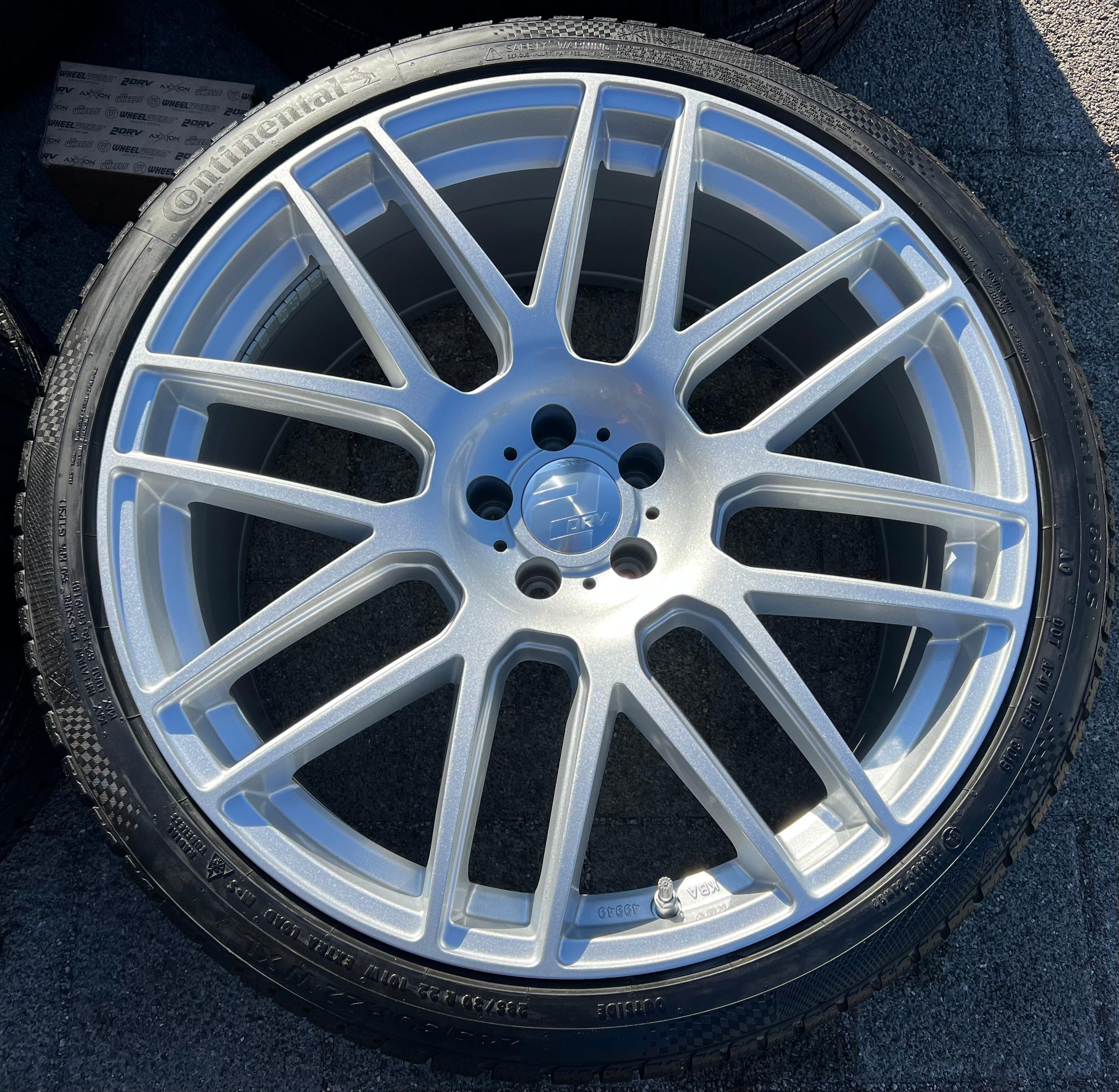 4 ALU 22" 2DRV WINTERRÄDER AUDI RS6 4K RS7 F2 285/30R22 101W CONTINENTAL