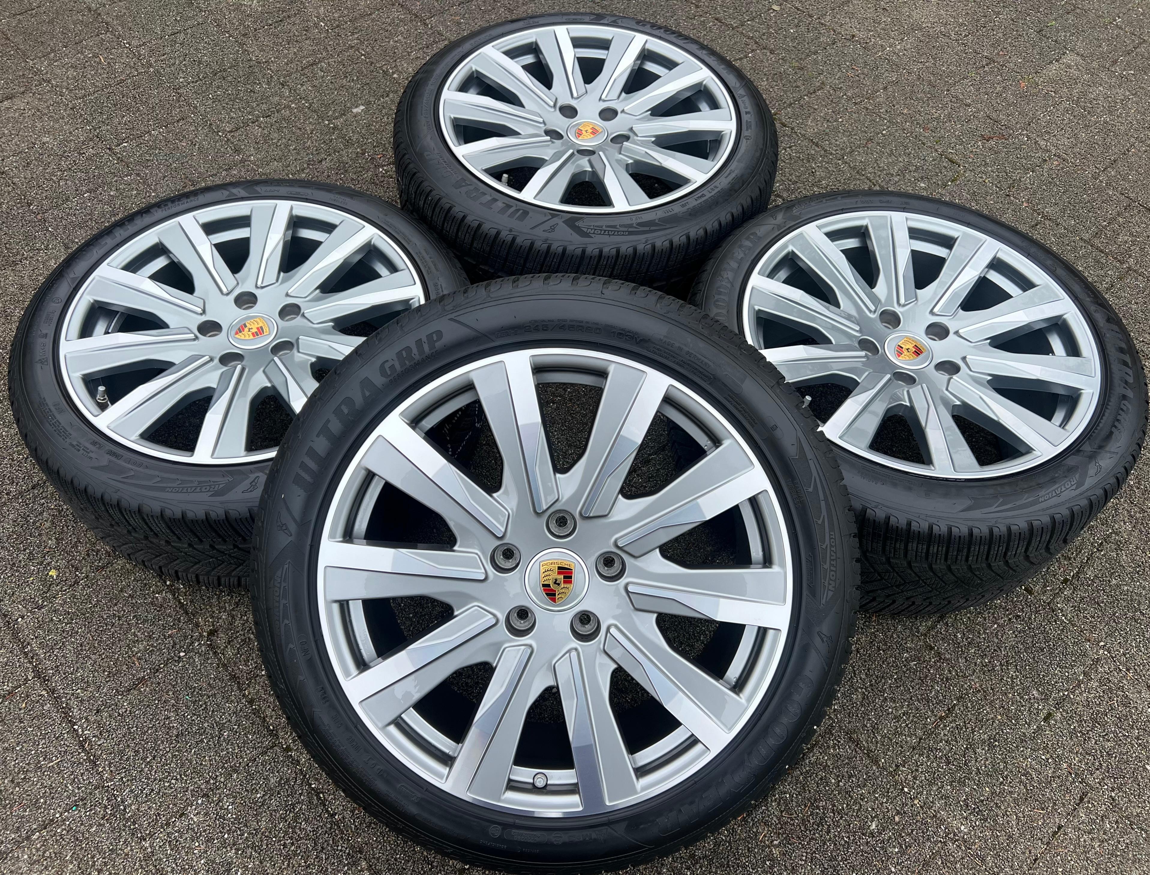 4 ORIGINAL 20" ALU WINTERRÄDER PORSCHE TAYCAN TEQUIPMENT RDKS FREIHAUS
