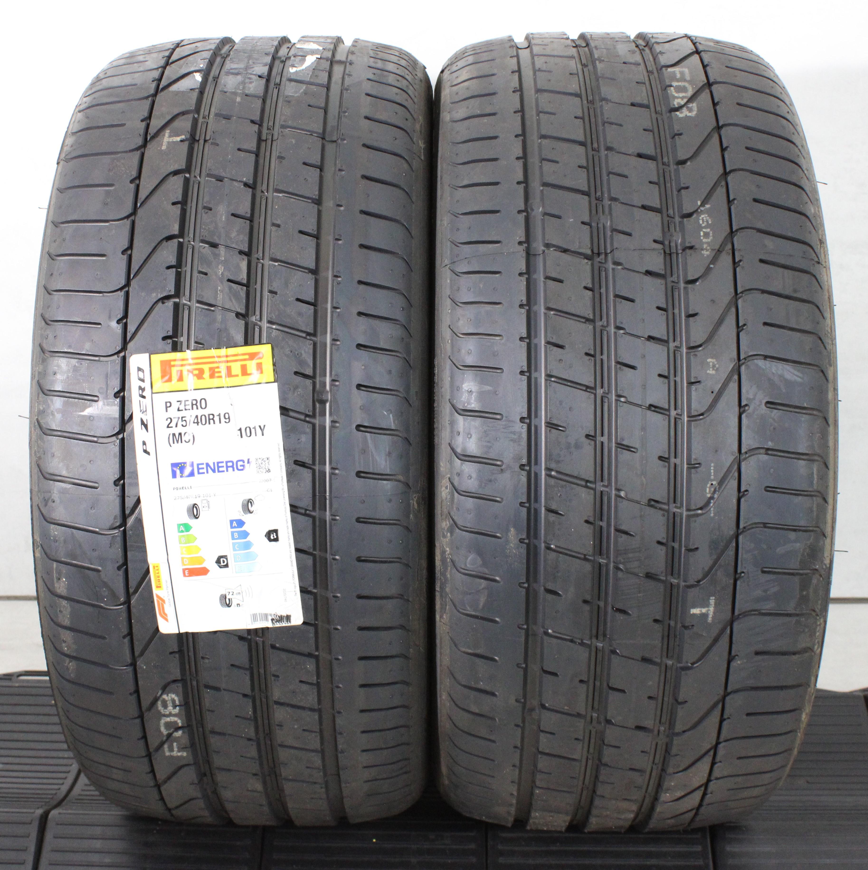 2 pneumatici estivi 275/40R19 101Y Pirelli Pzero MO 2022, nuovi, con consegna gratuita