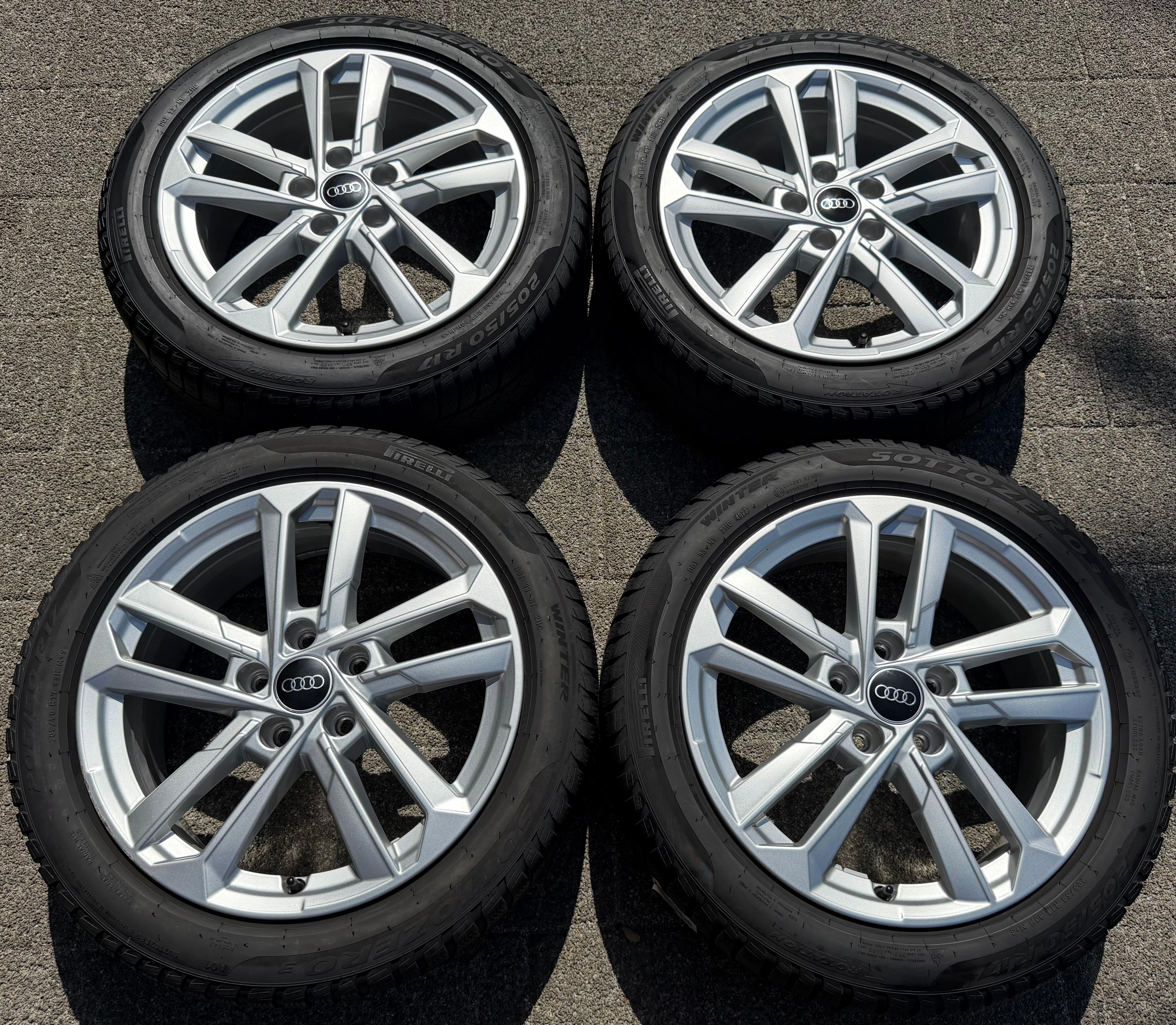 4 Original 17" Alufelgen Felgen Audi A3 8Y 8Y0601025L 6,5x17 ET43