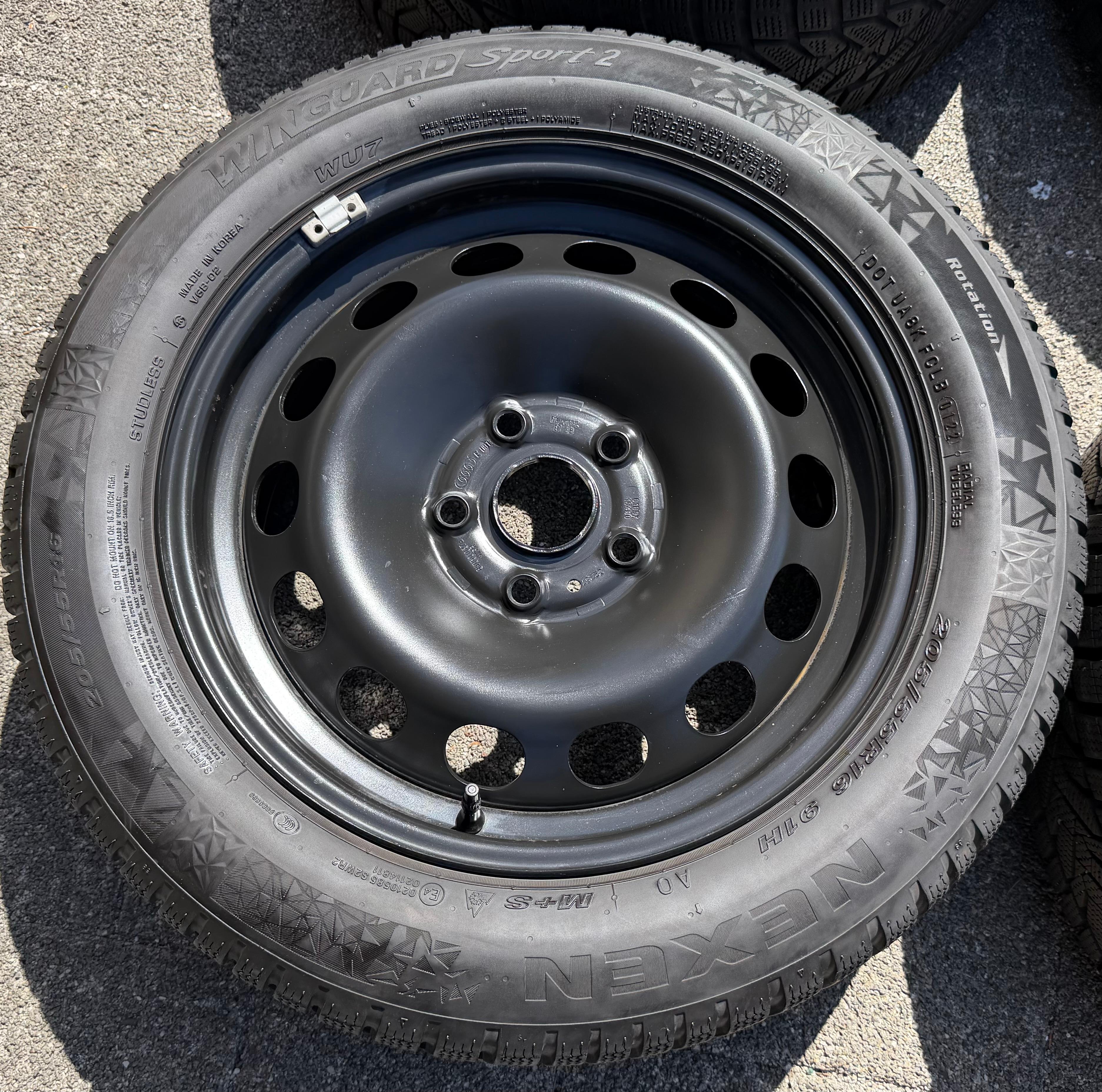 4 Winterräder Audi A3 8V Sportback Cabrio  205/55R16 91H Nexen 8V0601027A 2022