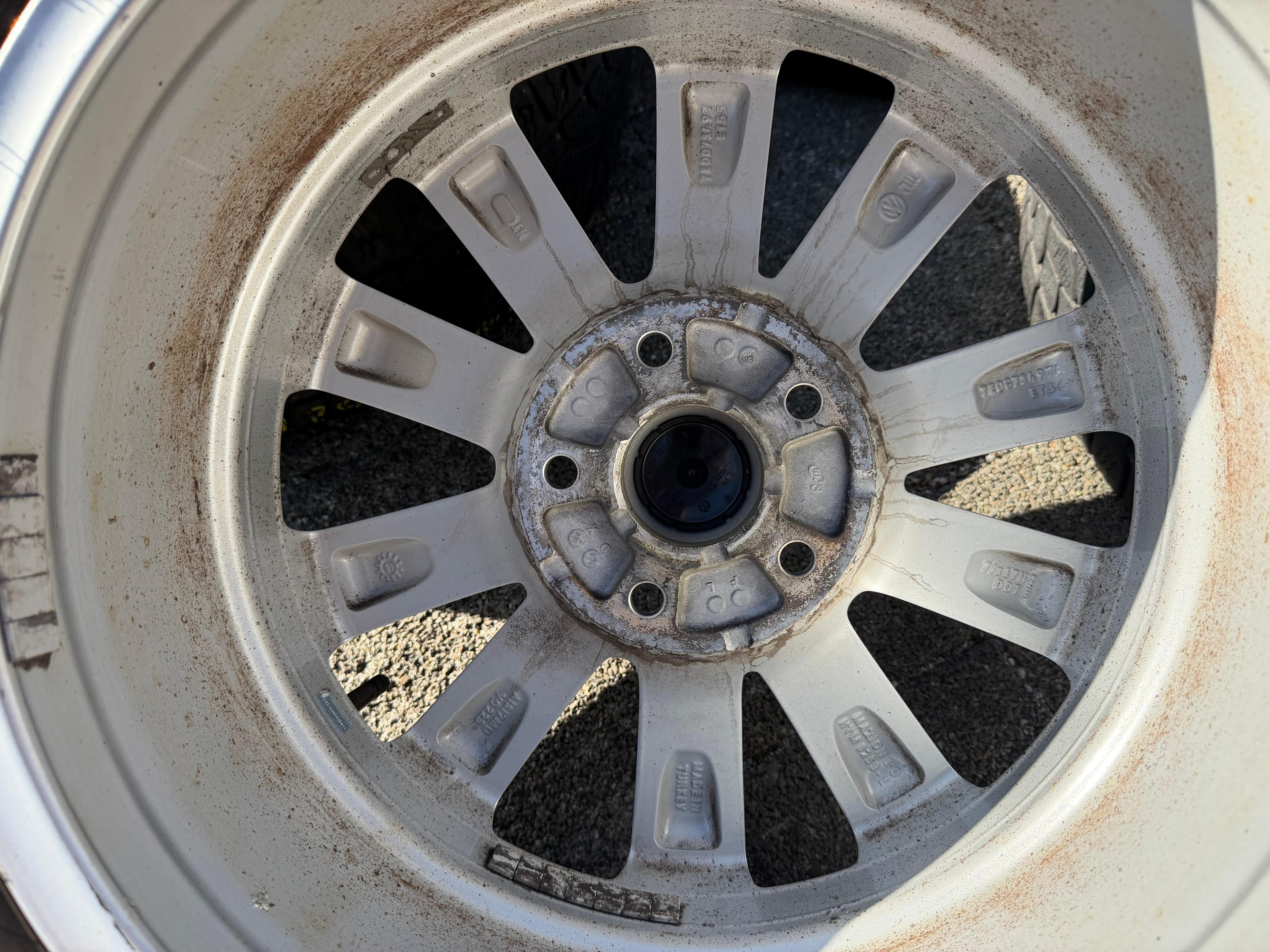 4 Original 17" Alufelgen VW BUS T5 T6 7x17 ET55 5x120 Merano 7E0071497A