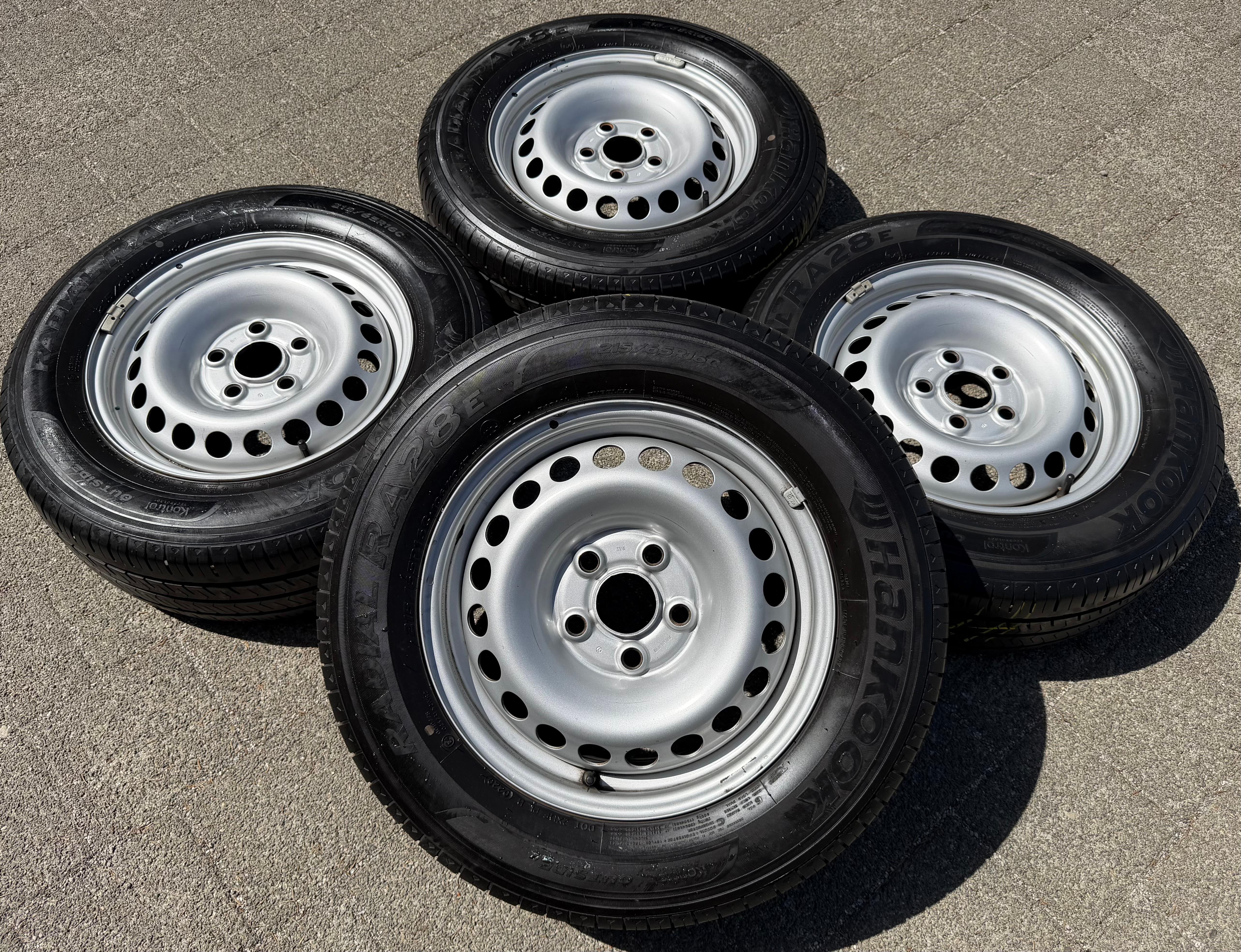 4 SOMMERRÄDER VW BUS T5 T6 215/65R16C 106/104T HANKOOK SOMMERREIFEN FREIHAUS