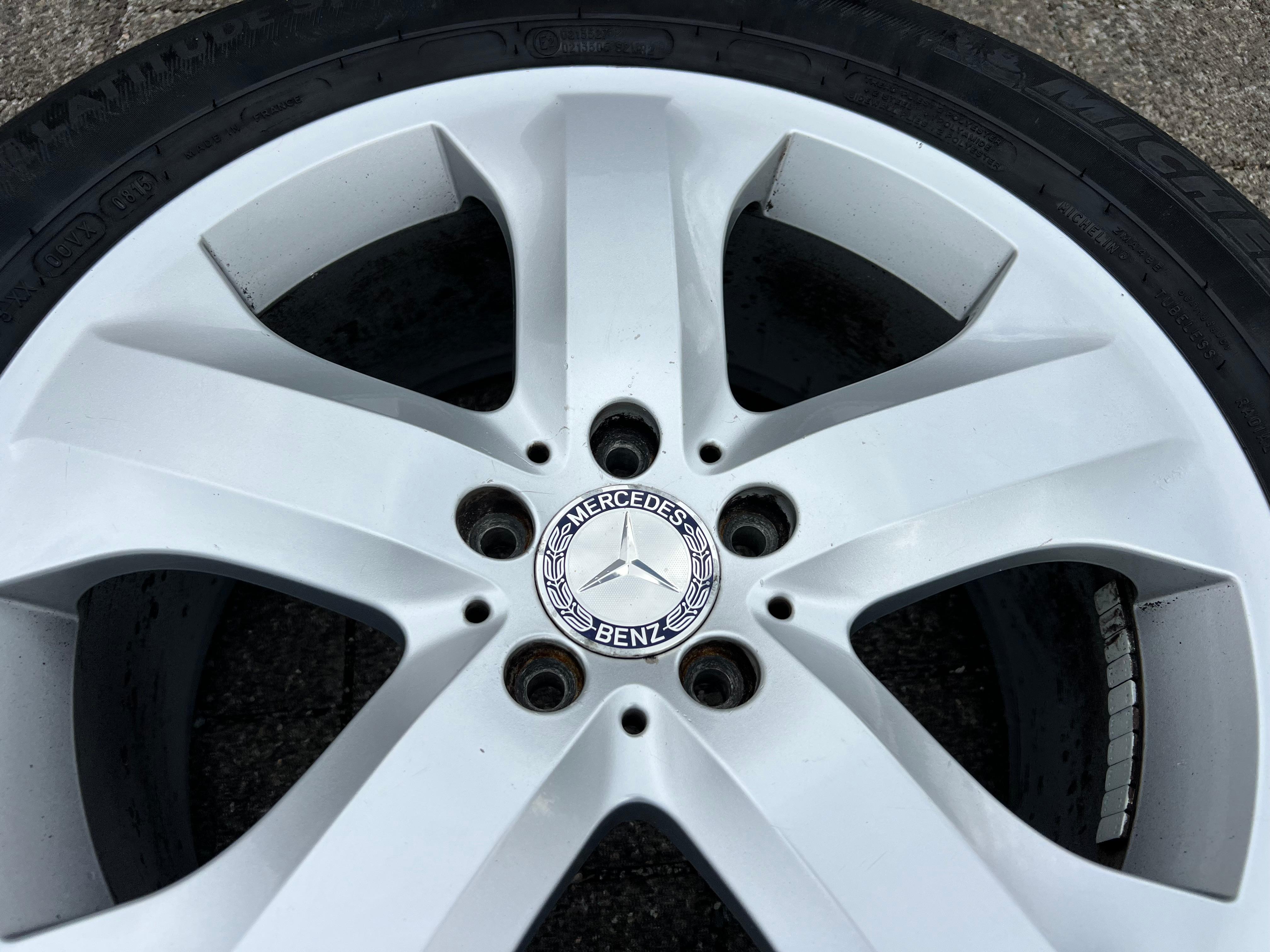 4 CERCHIONI IN LEGA DA 19" ORIGINALI MERCEDES CLASSE M ML W164 A1644015002 8,5x19 9,5x19 RA1644015102