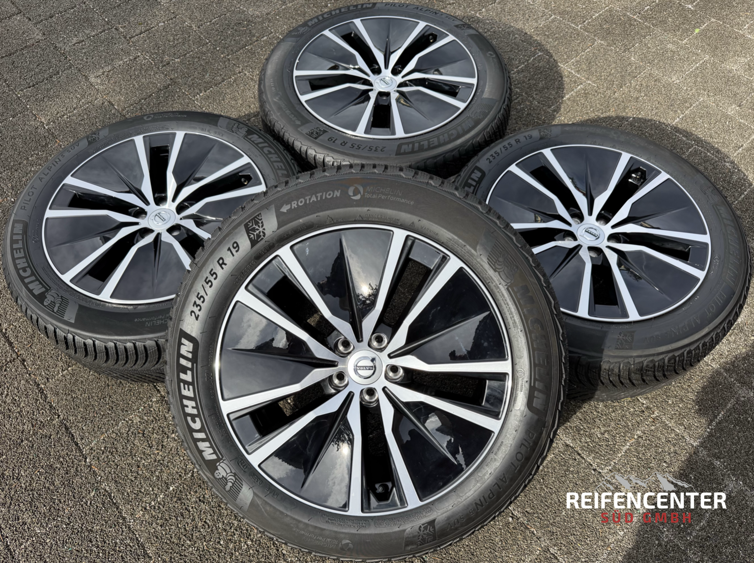 4 ruedas de invierno de aleación originales de 19" para Volvo XC90 II 31680216 235/55R19 105V Michelin