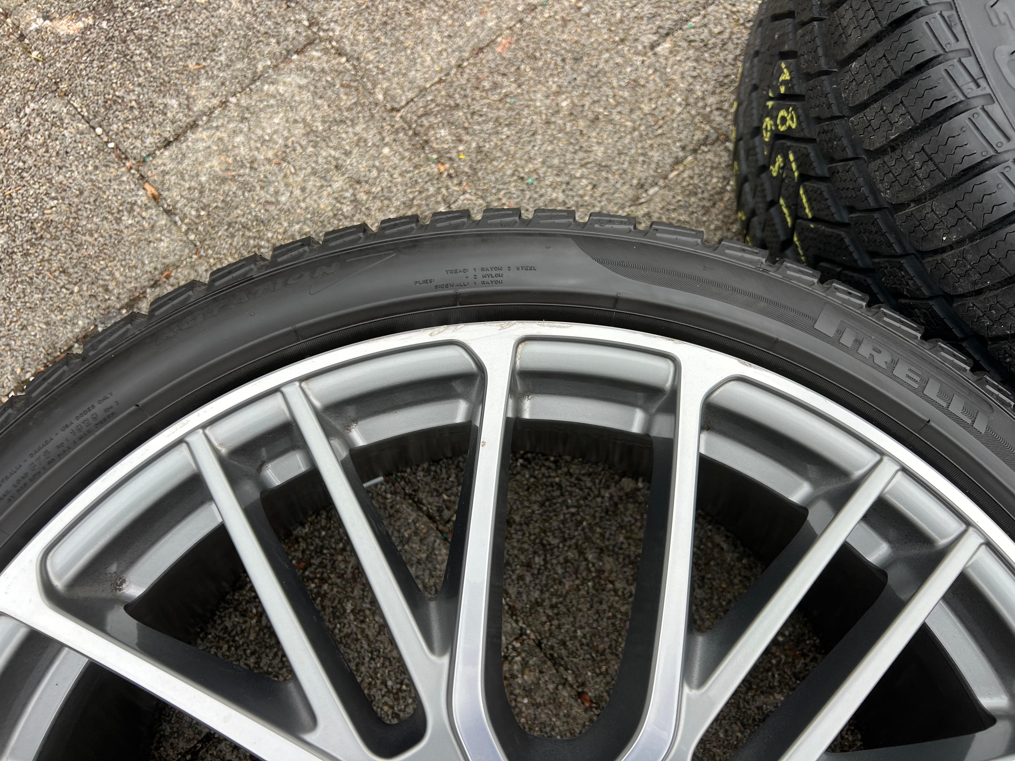 4 RUEDAS DE INVIERNO ORIGINALES DE ALEACIÓN DE 21" PARA PORSCHE PANAMERA 971, LLANTAS SPORT DESIGN EXCLUSIV