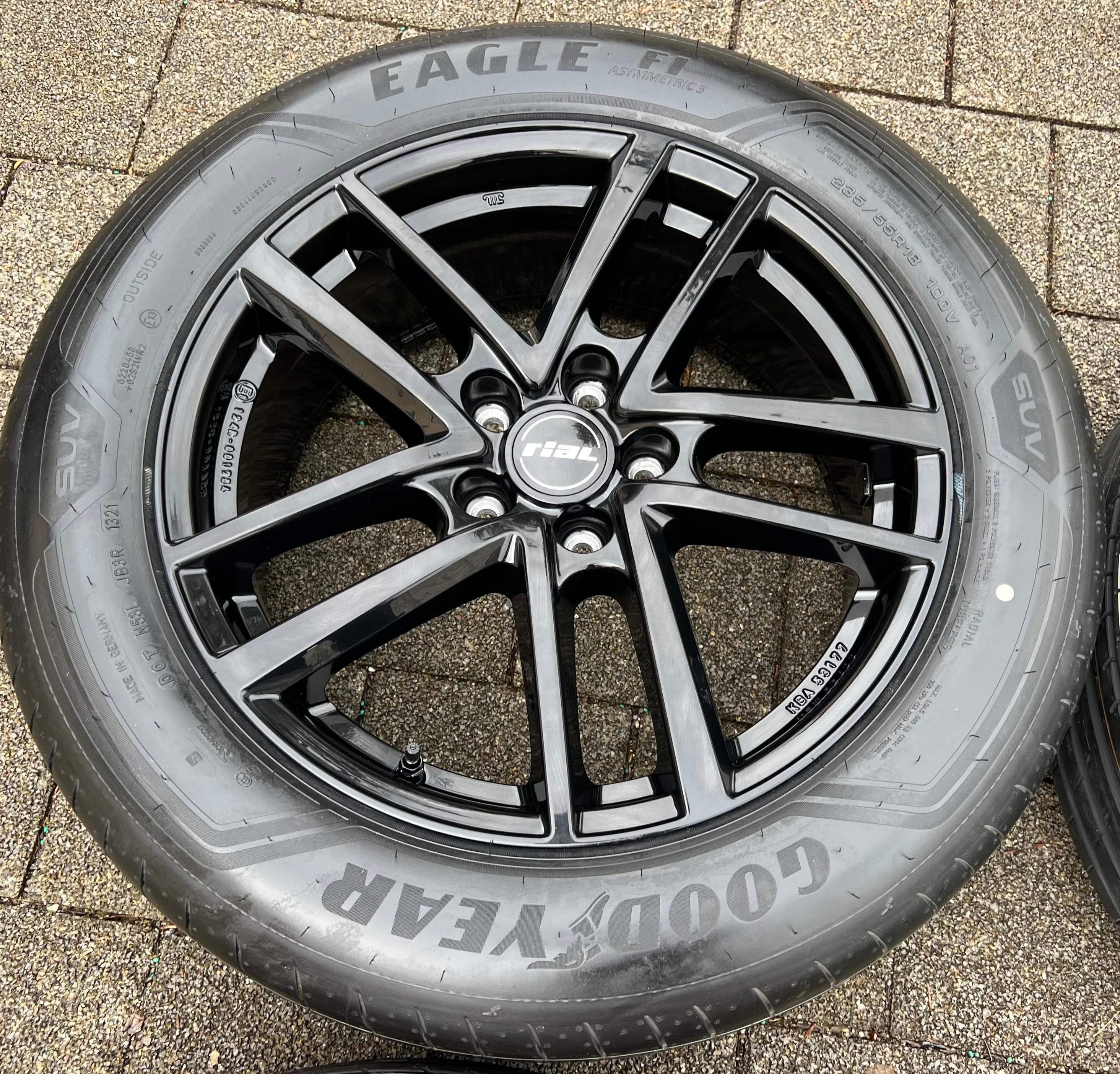 18" ALUMINIUM ZOMERWIELEN HYUNDAI SANTA FE TUCSON KIA SORENTO SPORTAGE MAZDA CX-5 RDKS