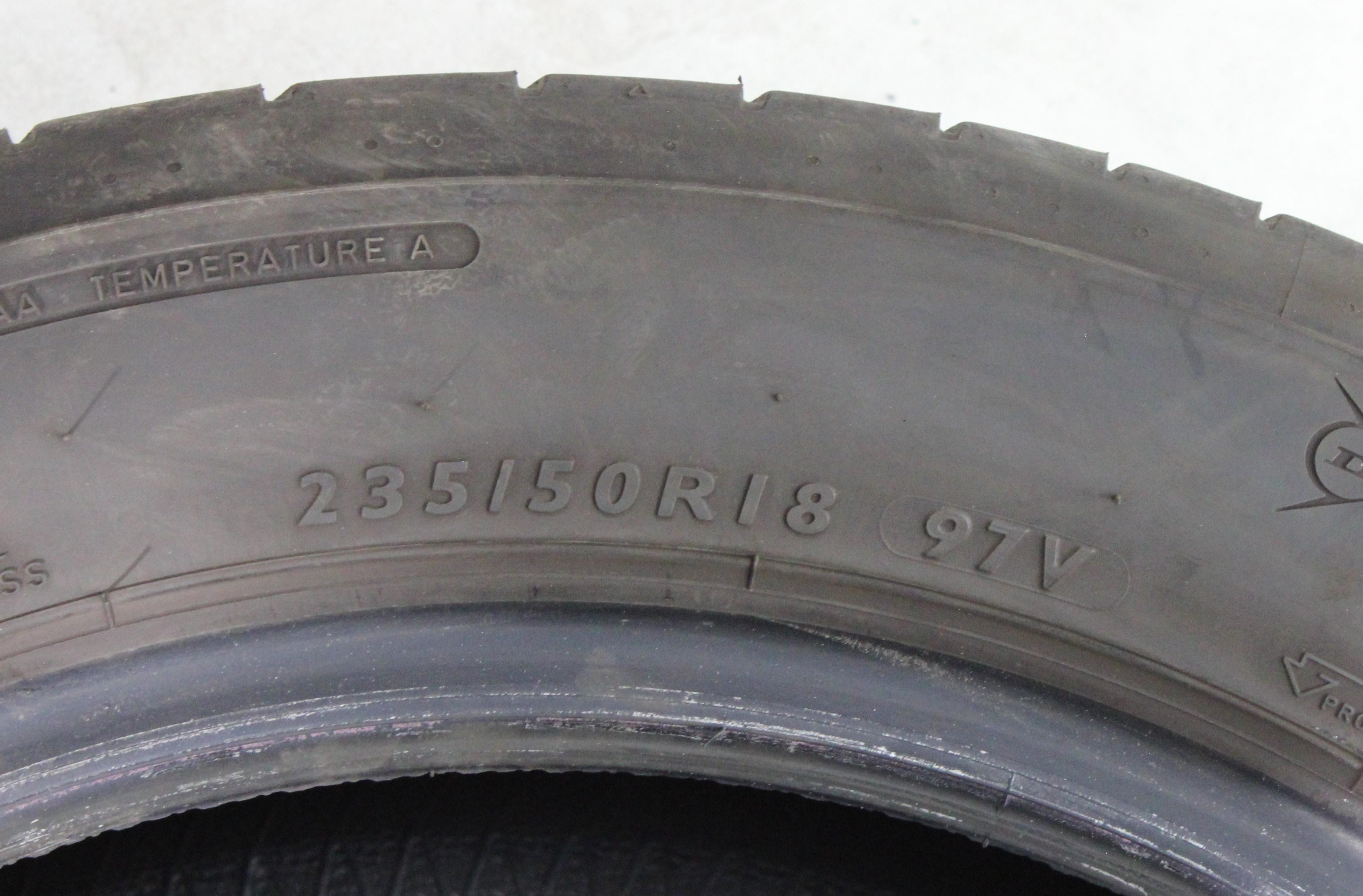 4 x 235/50R18 97V Sommerreifen Dunlop SP Sport Maxx GT MO 5-5,5mm 2017