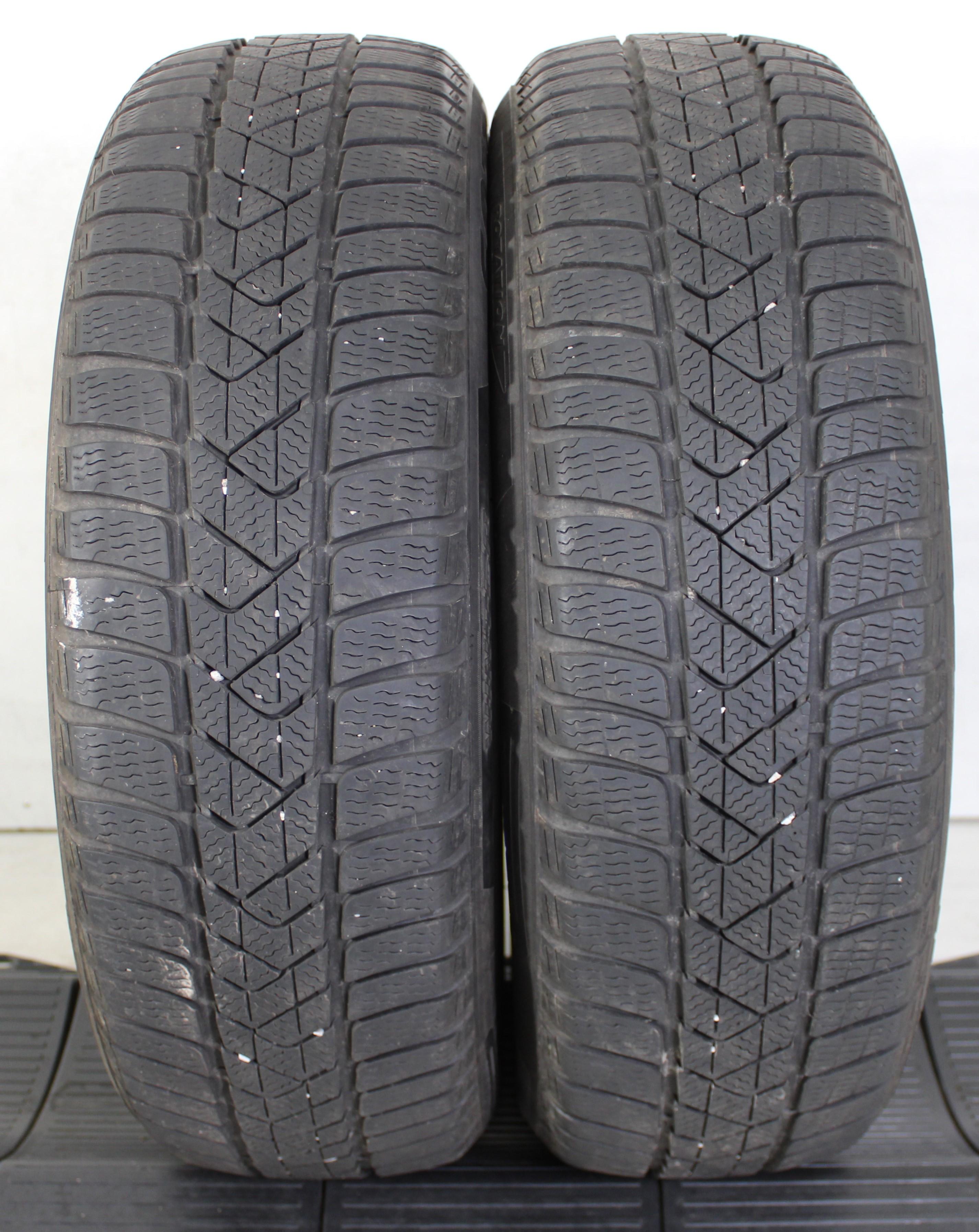 2 x 205/60R17 93H Winterreifen Pirelli Sottozero 3 6-6,5mm 2020 *