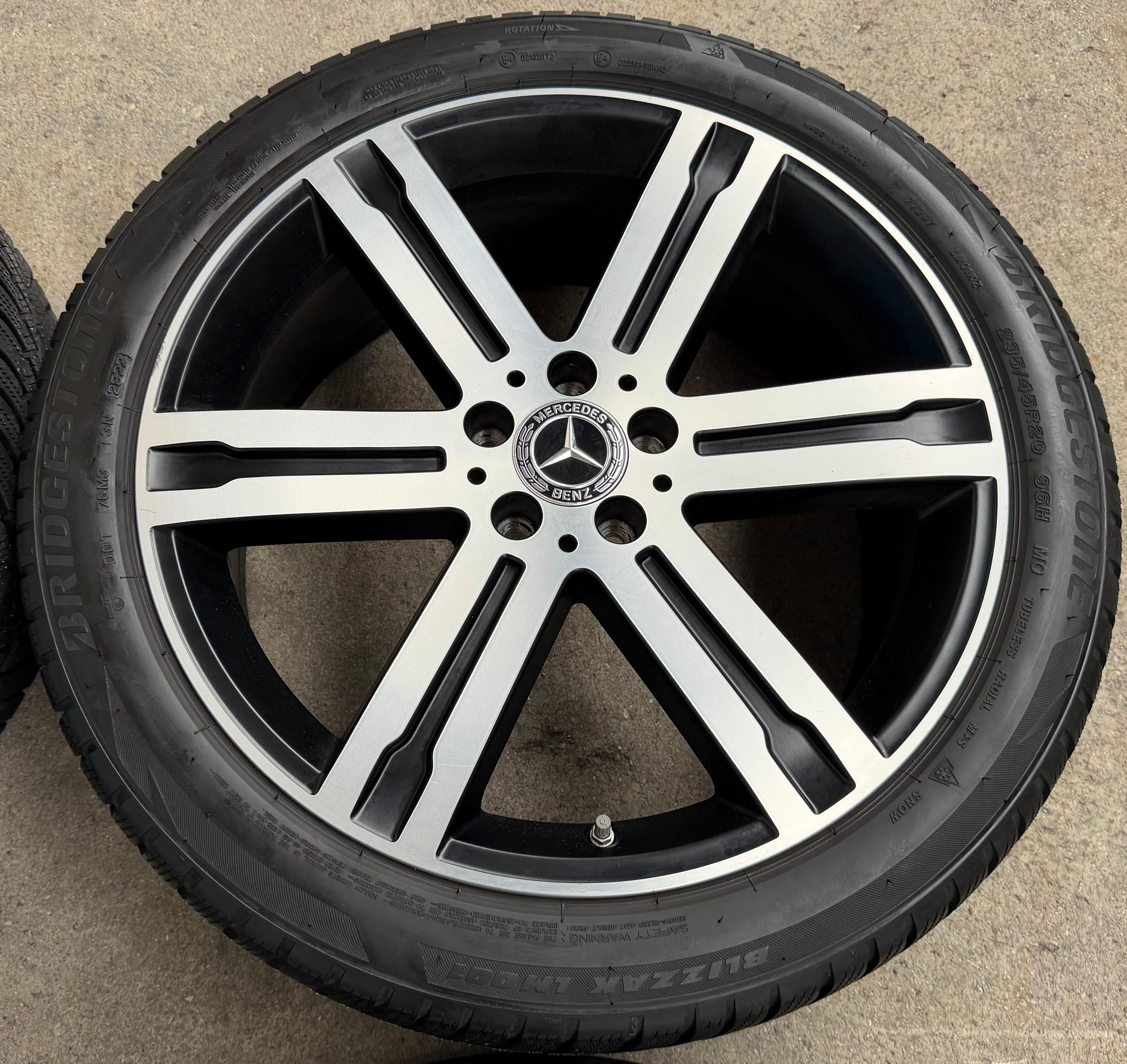 4 Original 20" Alufelgen Felgen Mercedes GLA H247 GLB X247 A2474014000 8x20 ET48