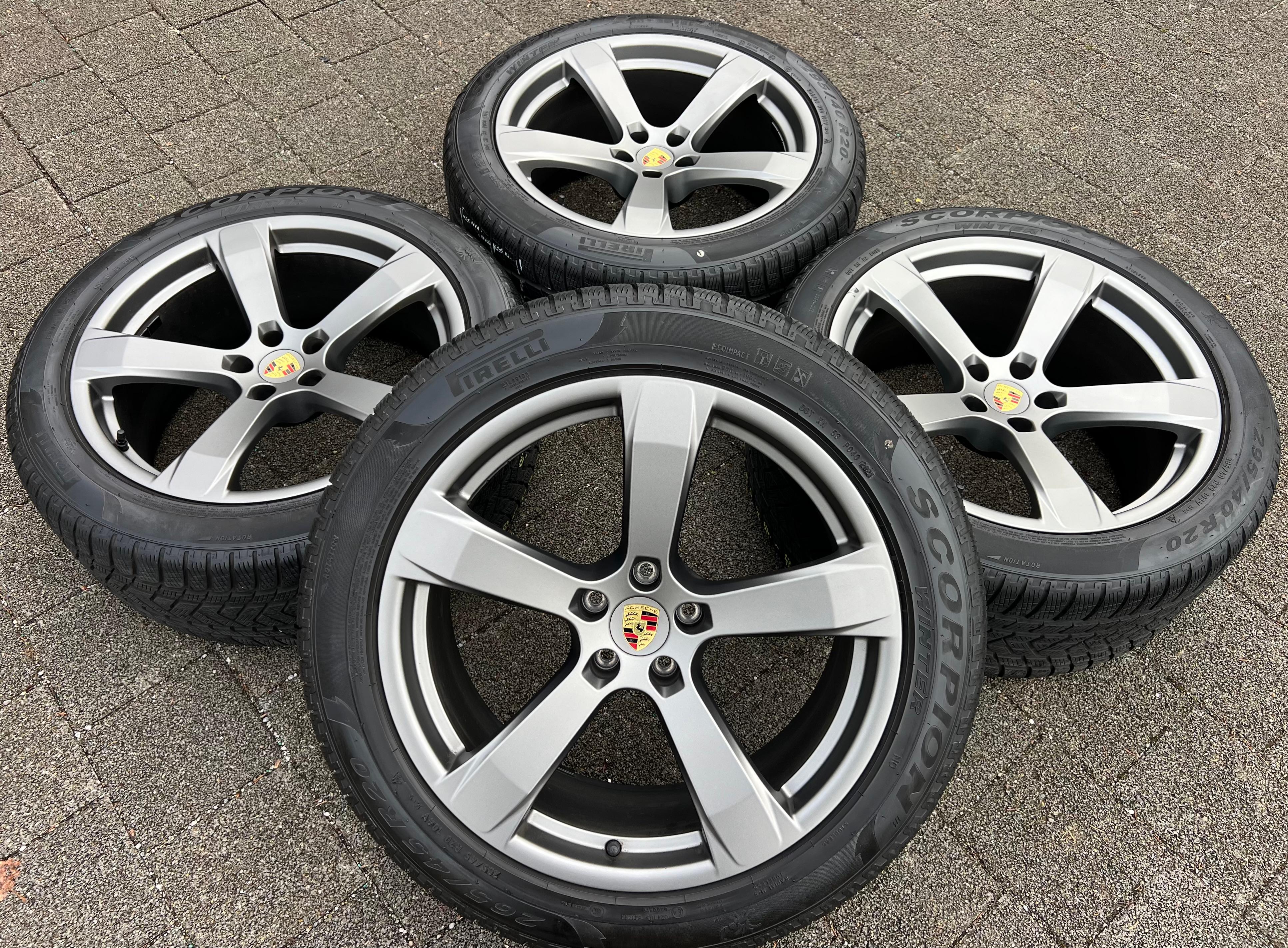 4 ORIGINAL 20" ALUFELGEN PORSCHE MACAN 95B601025FM 95B601025FP RDKS FREIHAUS