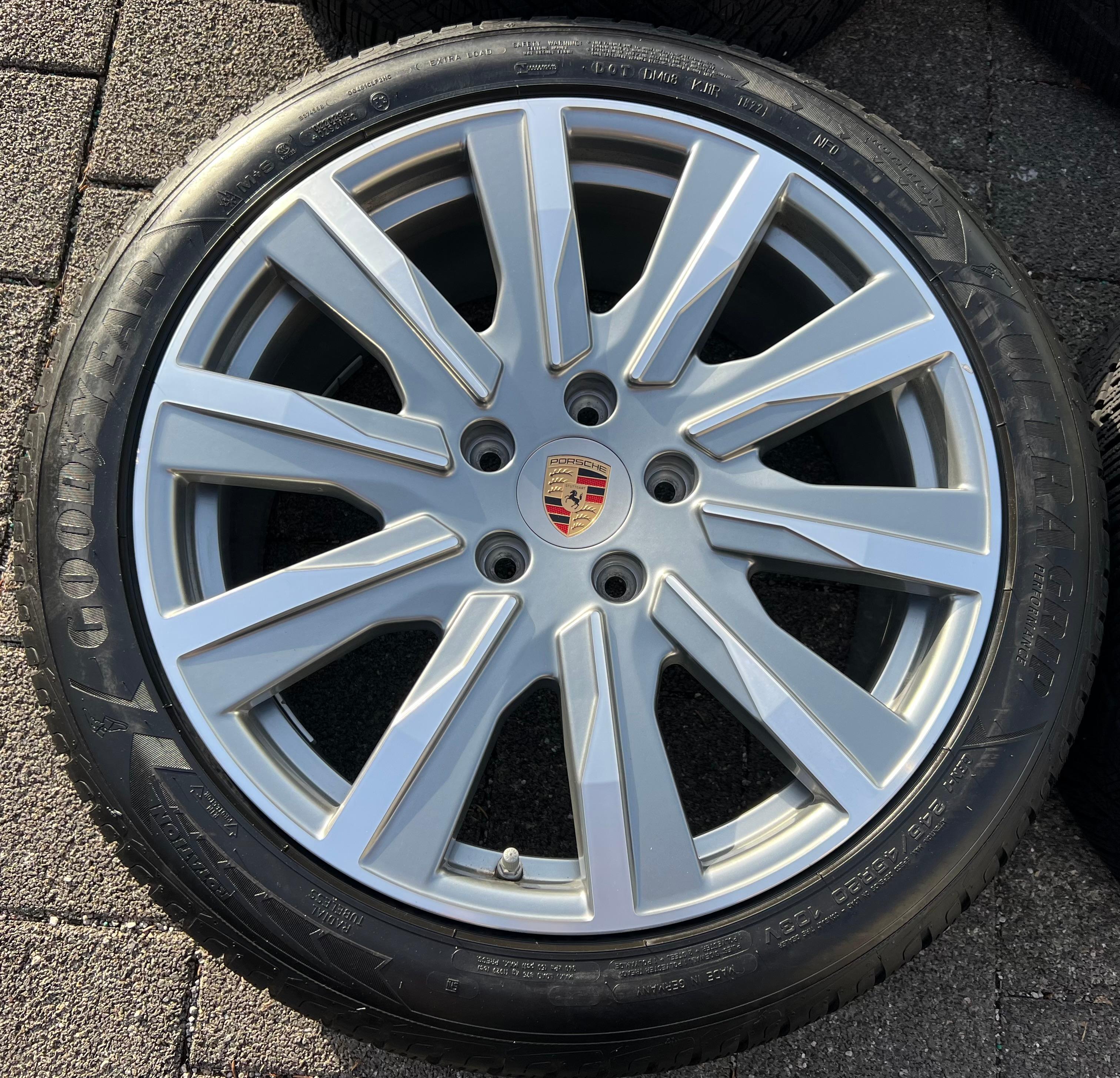 4 ORIGINAL 20" ALU WINTERRÄDER PORSCHE TAYCAN TEQUIPMENT RDKS FREIHAUS