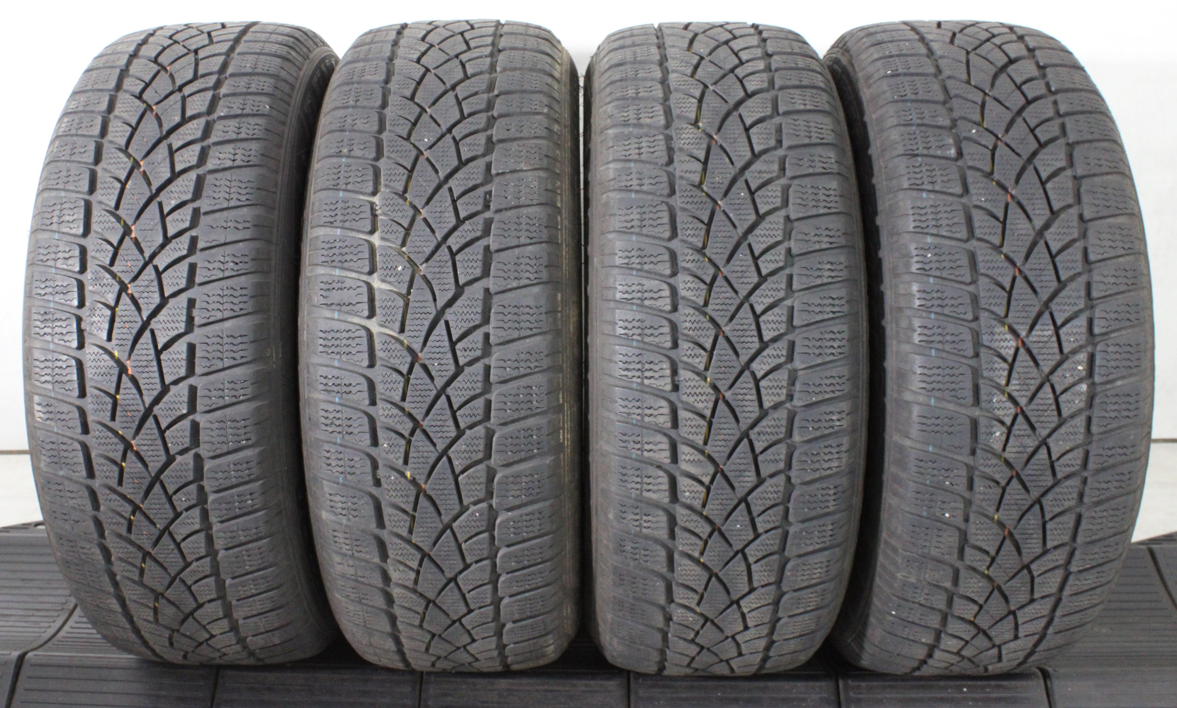 4 x 205/55R16 91H Winterreifen Dunlop SP Winter Sport 3D* 5,5-6mm 2018