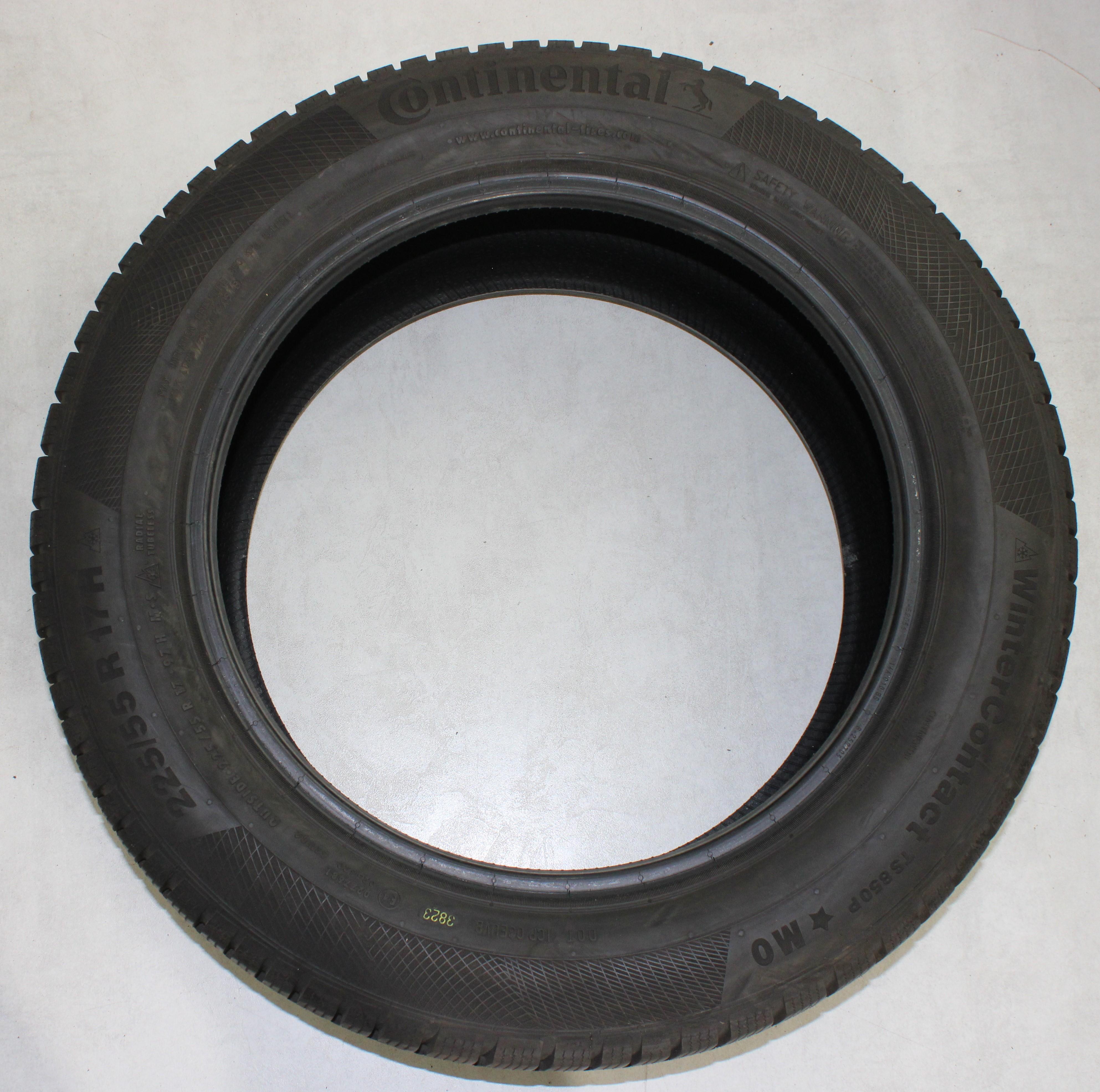 2 x 225/55R17 97H Winterreifen Continental Winter Contact TS850P MO* 6,5-7mm 2023